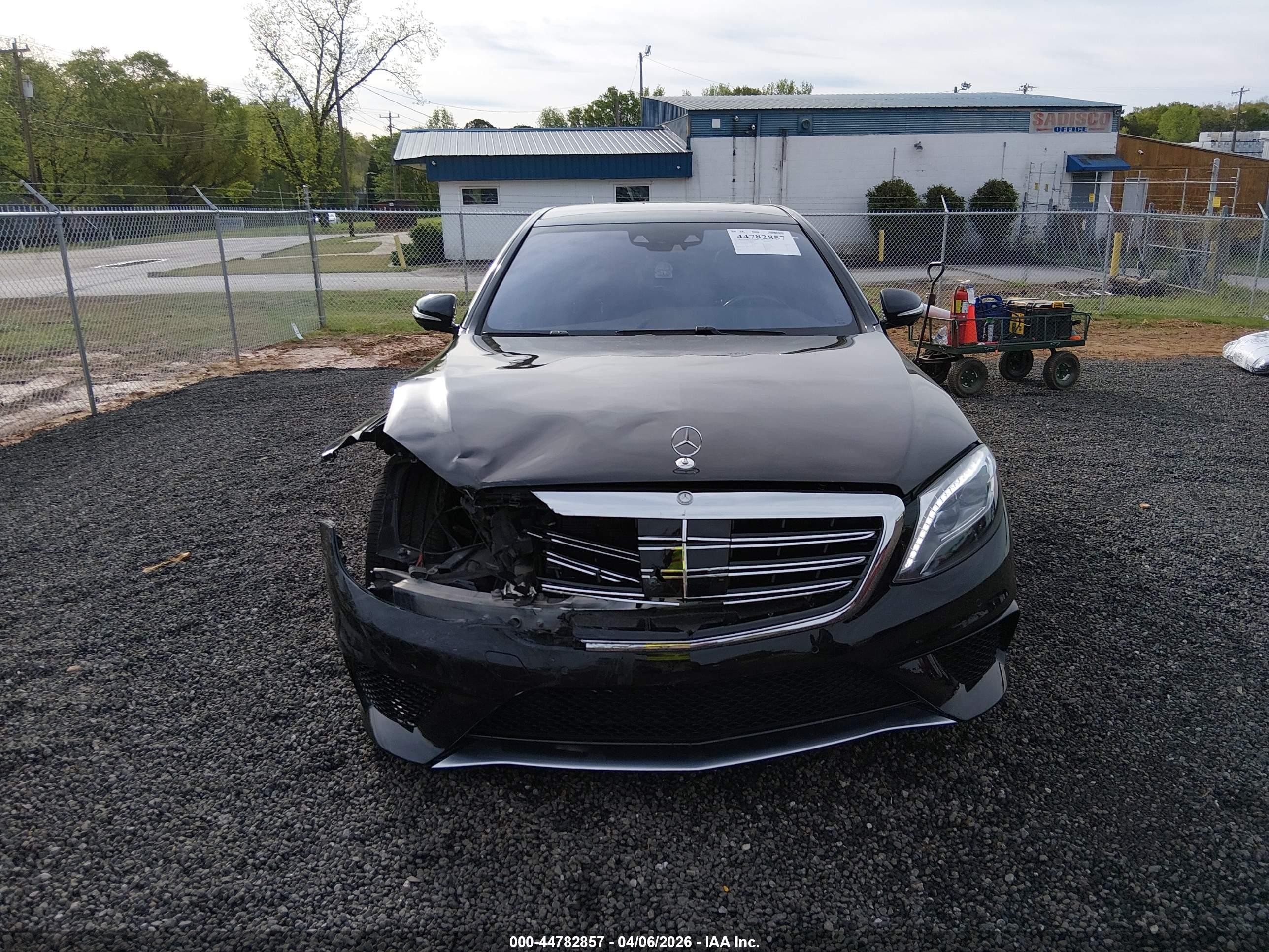 2014 Mercedes-benz S 63 Amg 4matic Black vin: WDDUG7JB9EA062638