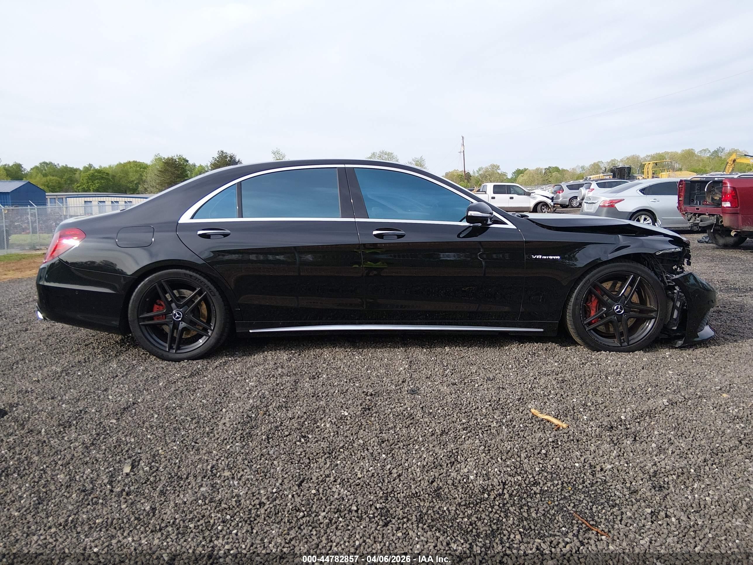 2014 Mercedes-benz S 63 Amg 4matic Black vin: WDDUG7JB9EA062638