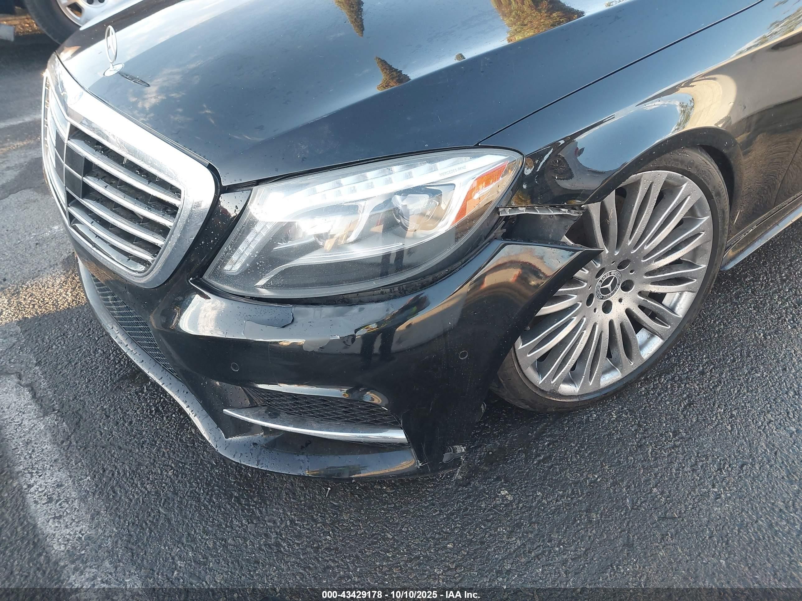 2014 Mercedes-benz S 550   Black vin: WDDUG8CB0EA001178