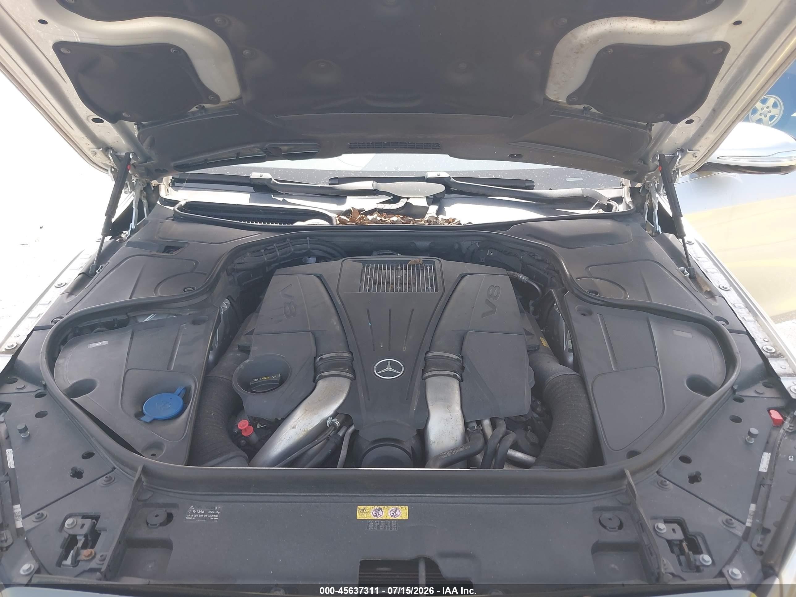 2014 Mercedes-benz S 550   Silver vin: WDDUG8CB0EA006560
