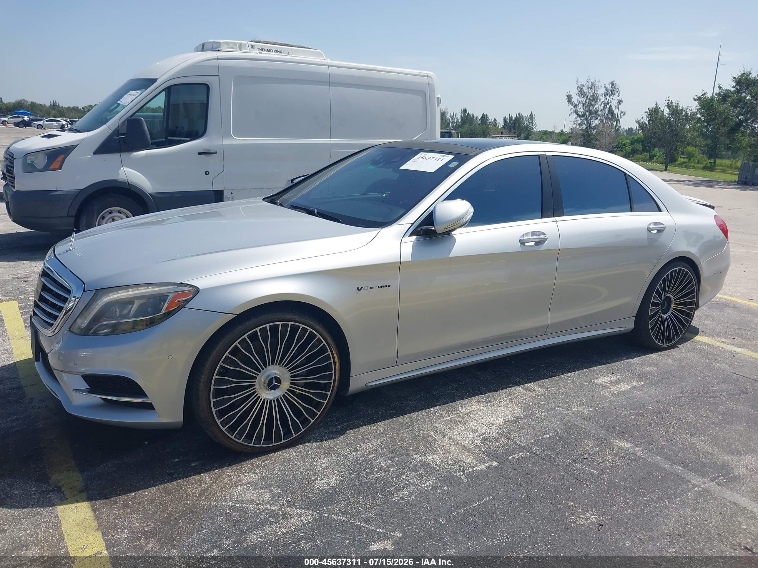 2014 Mercedes-benz S 550   Silver vin: WDDUG8CB0EA006560