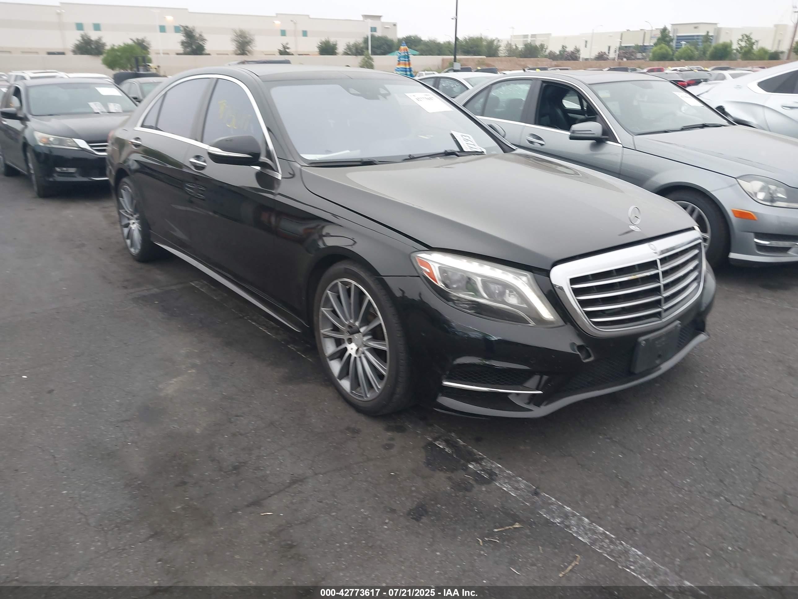 2014 Mercedes-benz S 550   Black vin: WDDUG8CB0EA014383