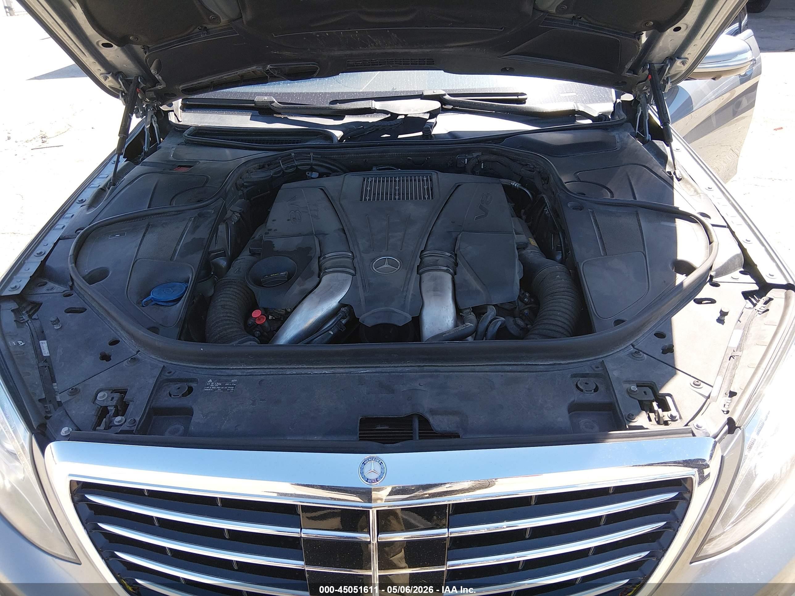 2014 Mercedes-benz S 550   Silver vin: WDDUG8CB0EA042250