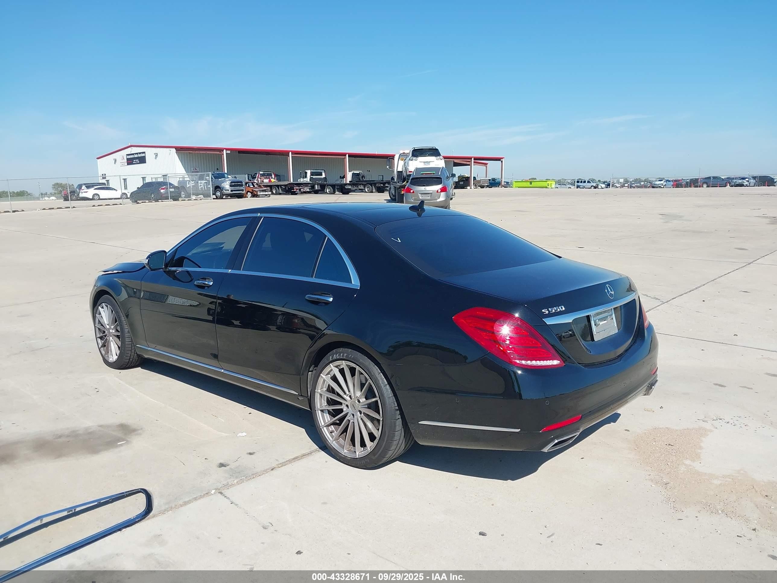 2014 Mercedes-benz S 550 Black vin: WDDUG8CB0EA047741
