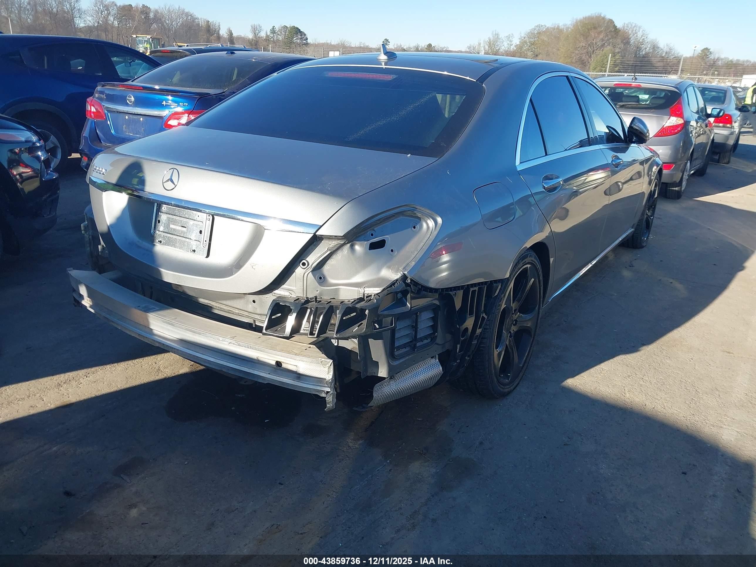 2014 Mercedes-benz S 550   Gray vin: WDDUG8CB0EA048159