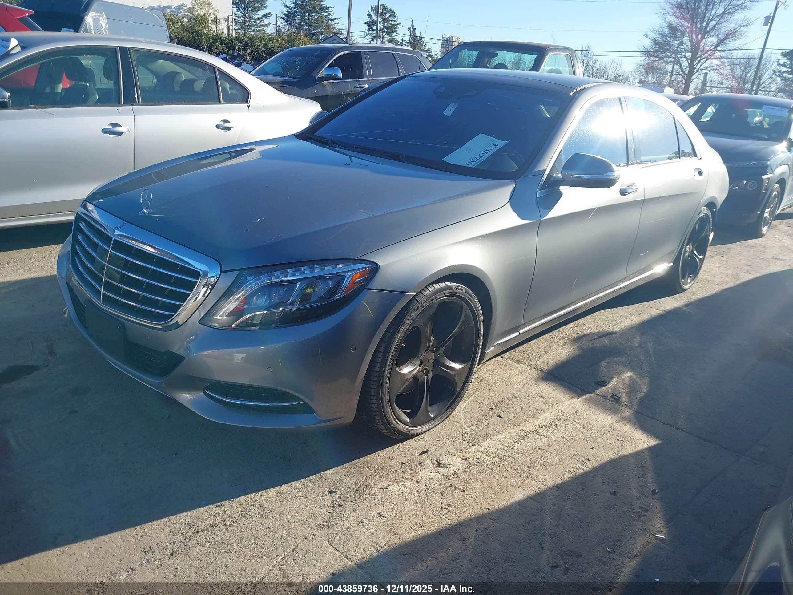 2014 Mercedes-benz S 550   Gray vin: WDDUG8CB0EA048159