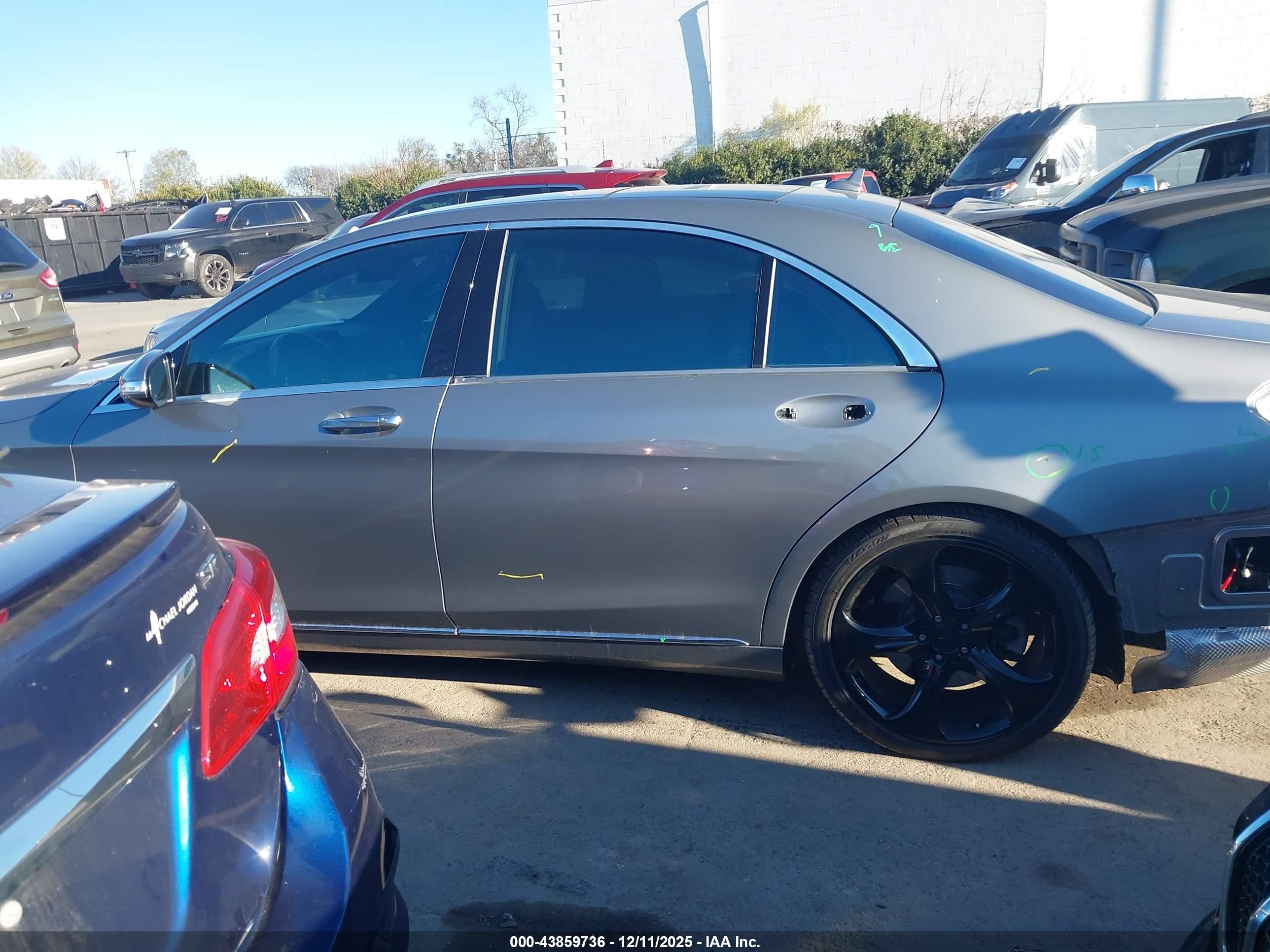 2014 Mercedes-benz S 550   Gray vin: WDDUG8CB0EA048159