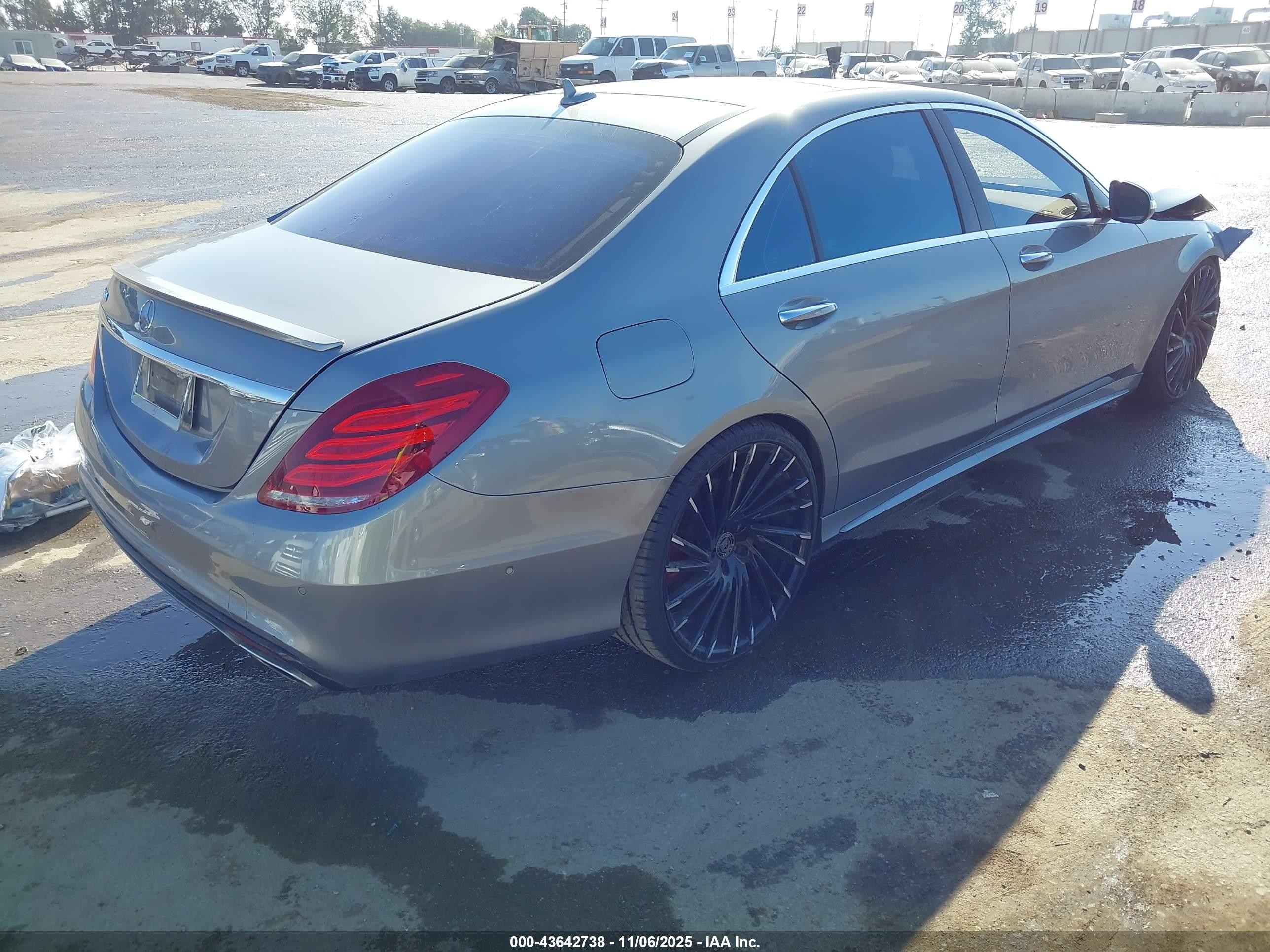 2014 Mercedes-benz S 550   Gray vin: WDDUG8CB0EA062871