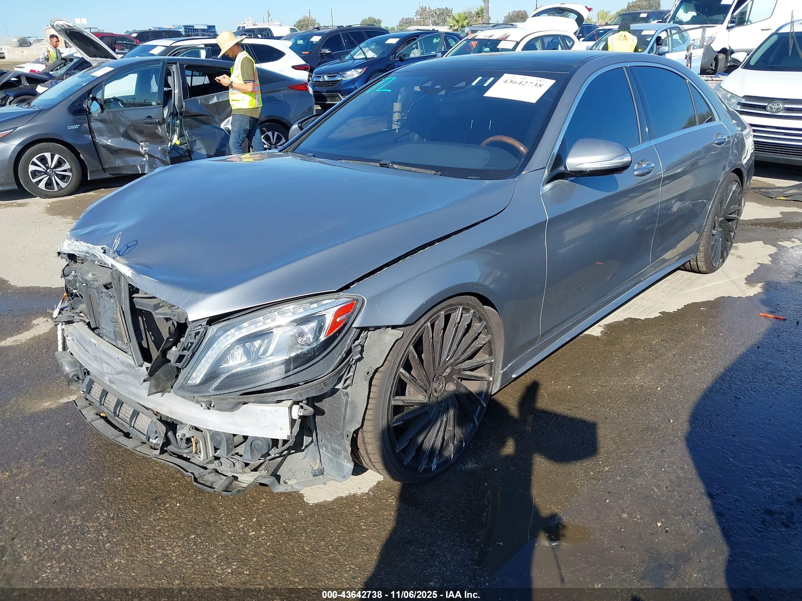 2014 Mercedes-benz S 550   Gray vin: WDDUG8CB0EA062871