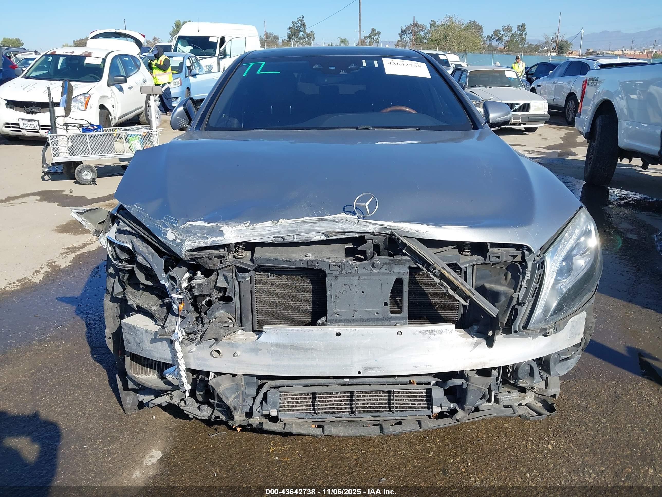 2014 Mercedes-benz S 550   Gray vin: WDDUG8CB0EA062871
