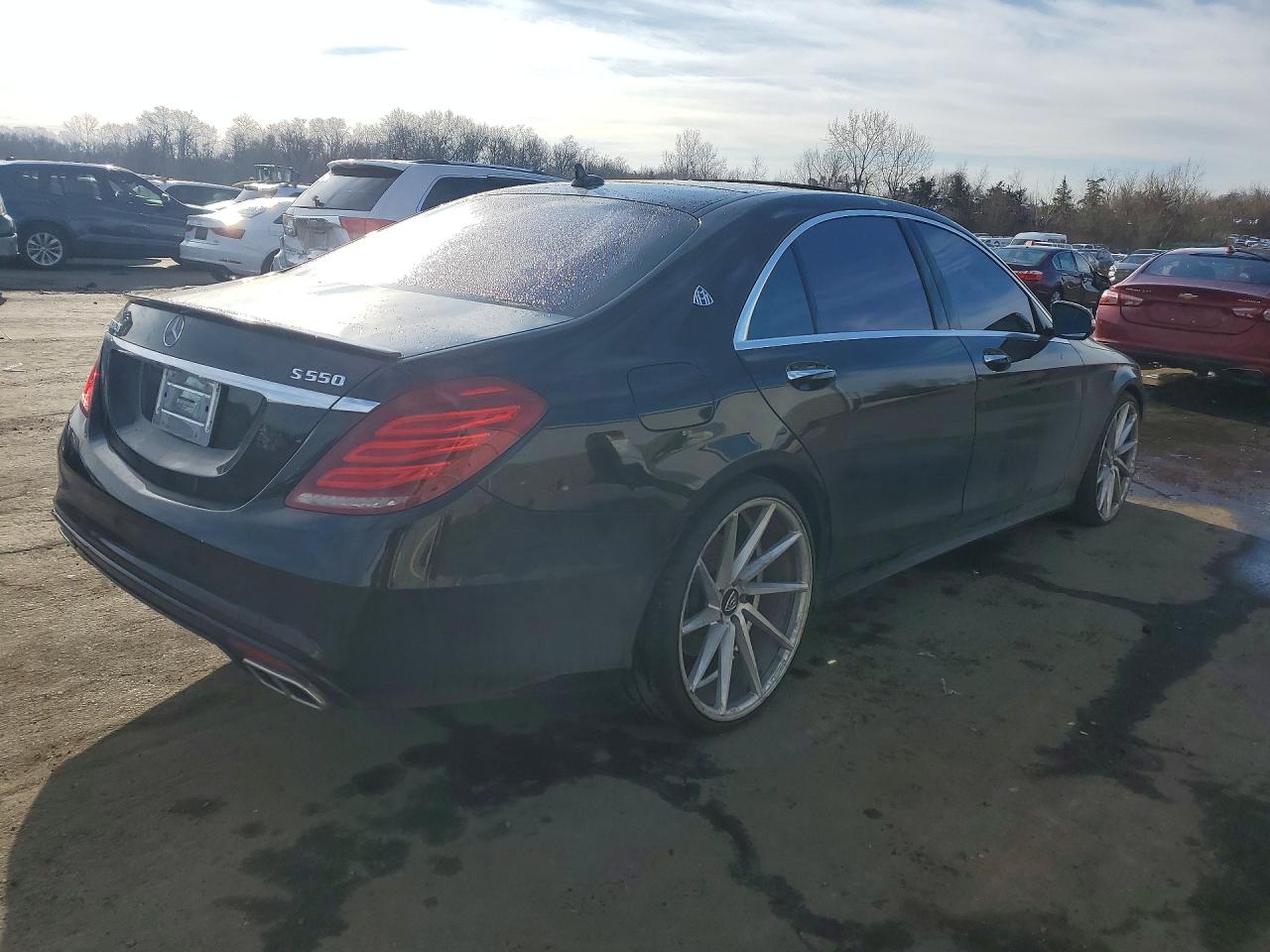 2015 Mercedes-benz S 550 Black vin: WDDUG8CB0FA093393