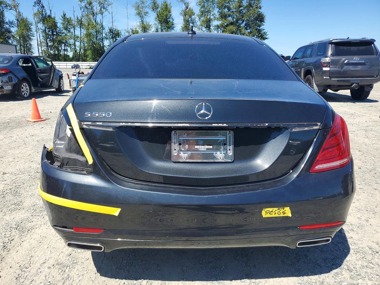 2015 Mercedes-benz S 550 Black vin: WDDUG8CB0FA118275