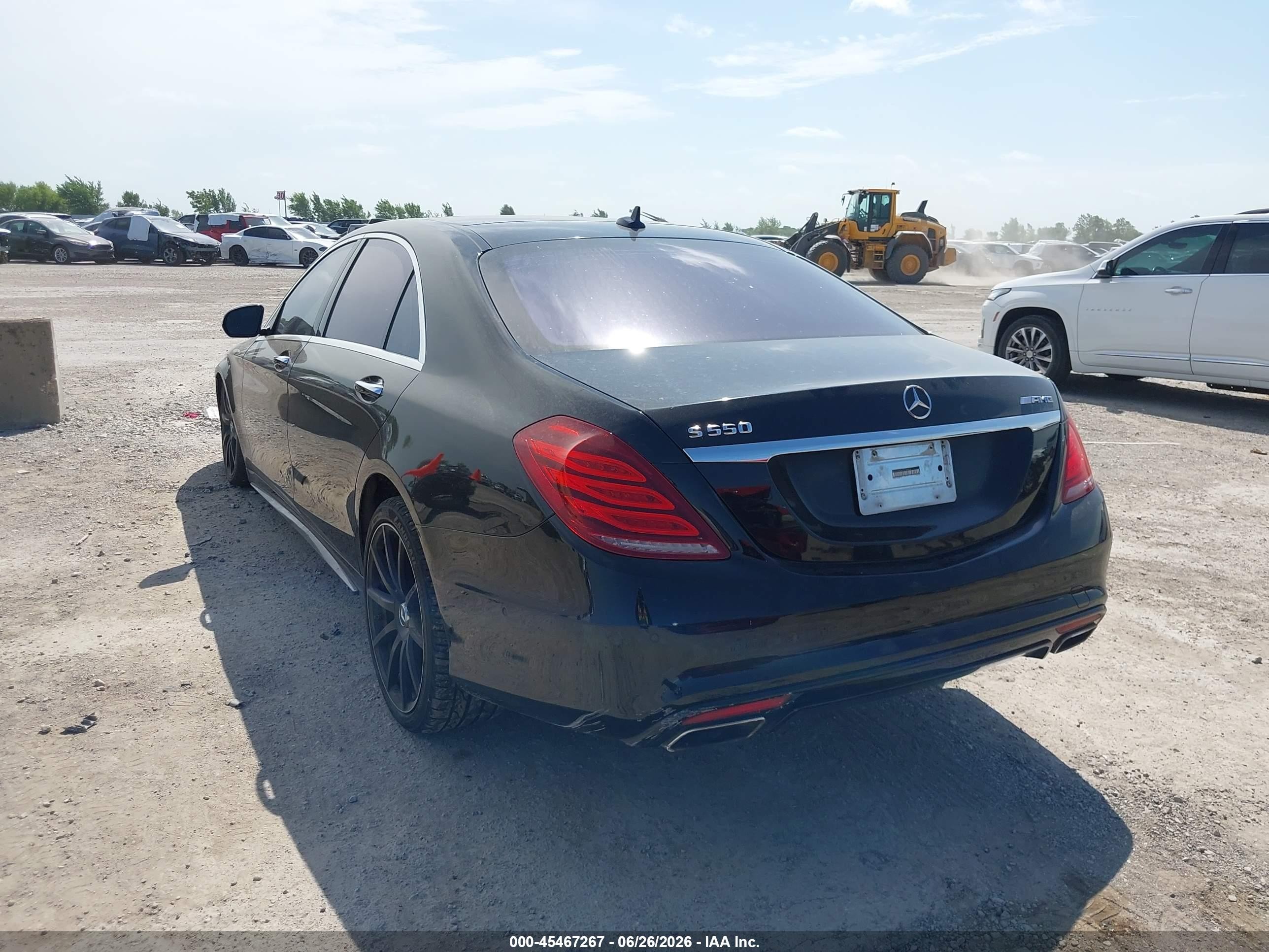 2015 Mercedes-benz S 550   Black vin: WDDUG8CB0FA130023