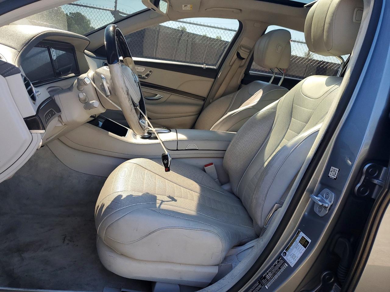 2015 Mercedes-benz S 550 Gray vin: WDDUG8CB0FA138493