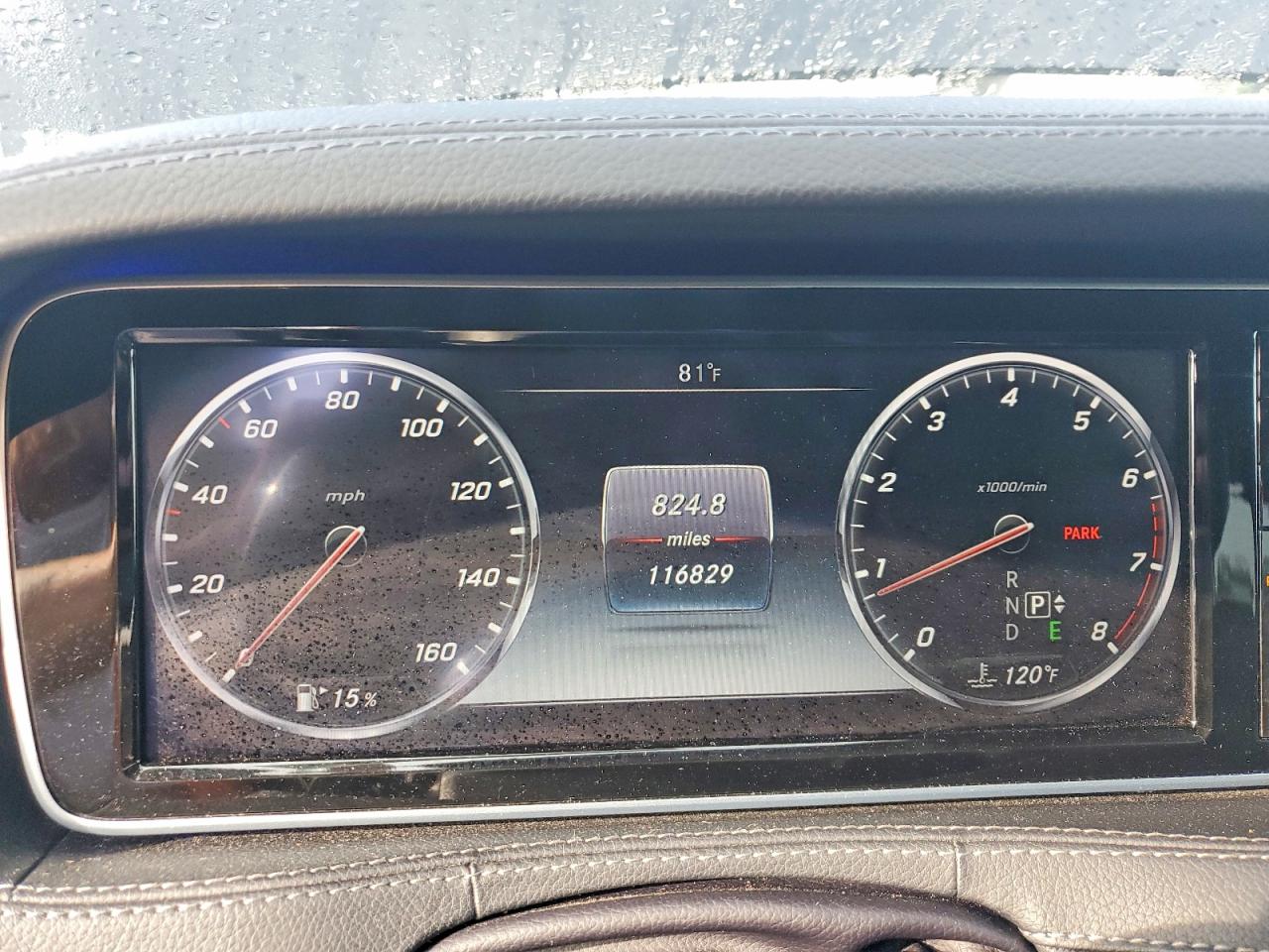 2015 Mercedes-benz S 550 Черный vin: WDDUG8CB0FA173051