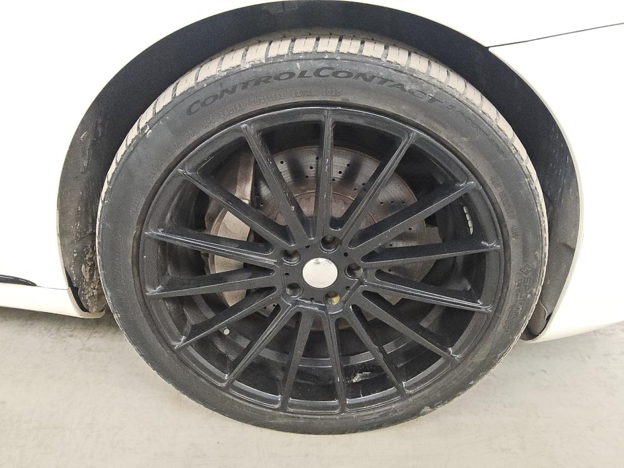 2015 Mercedes-benz S 550 White vin: WDDUG8CB0FA200202 Damage: Right Front Wheel, Aftermarket, Acceptable