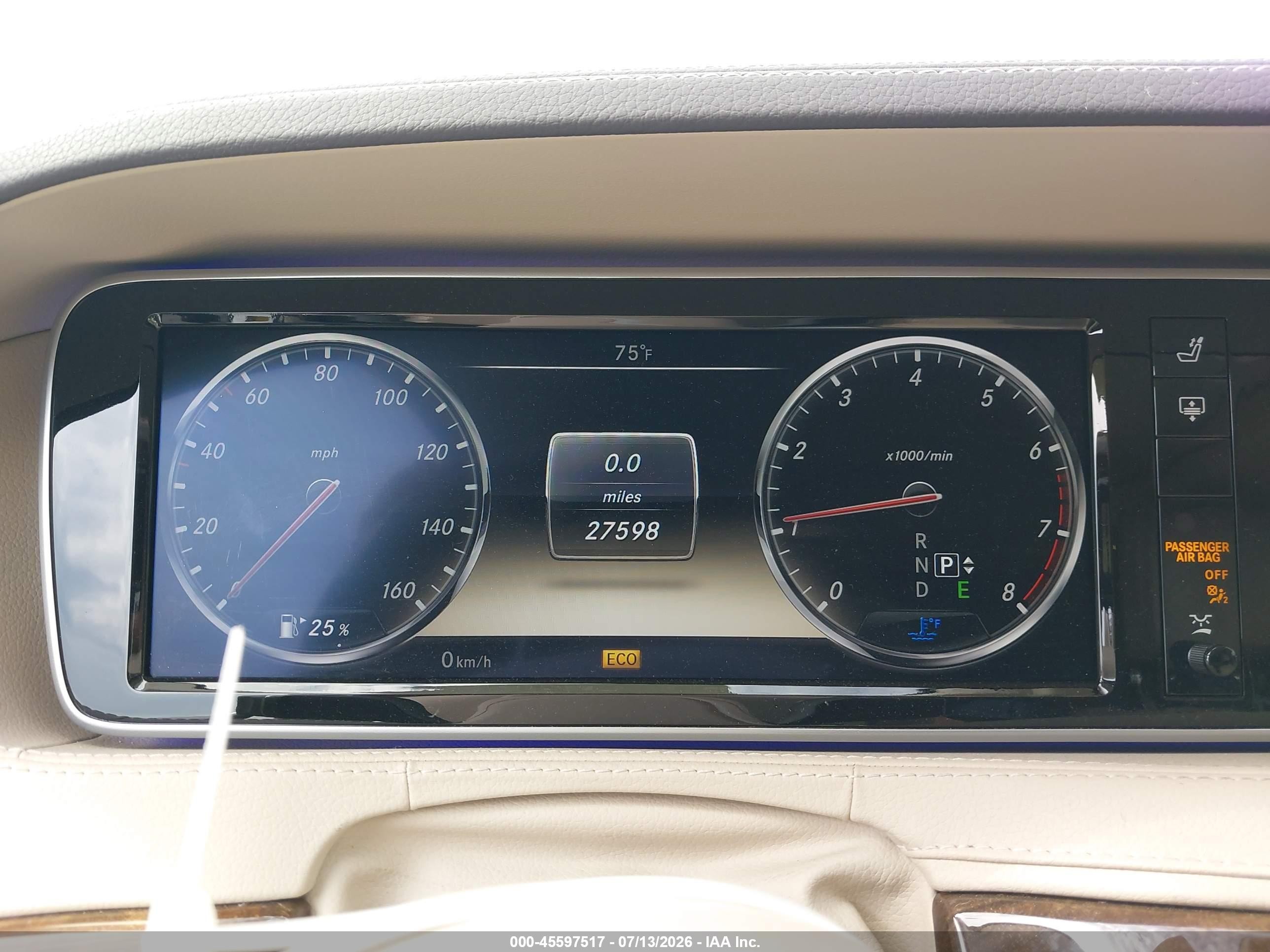2014 Mercedes-benz S 550   White vin: WDDUG8CB1EA012903