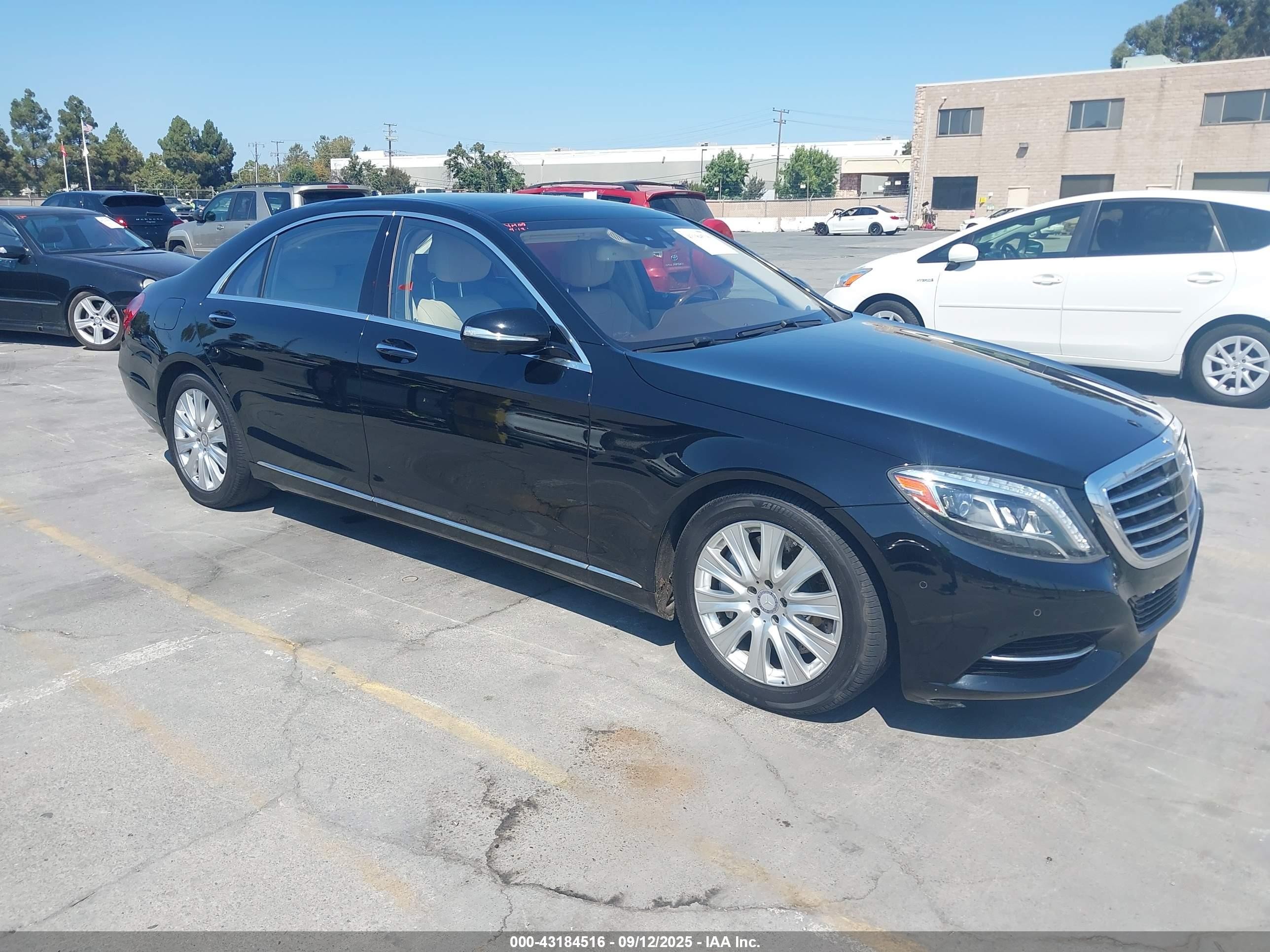 2014 Mercedes-benz S 550   Black vin: WDDUG8CB2EA043898