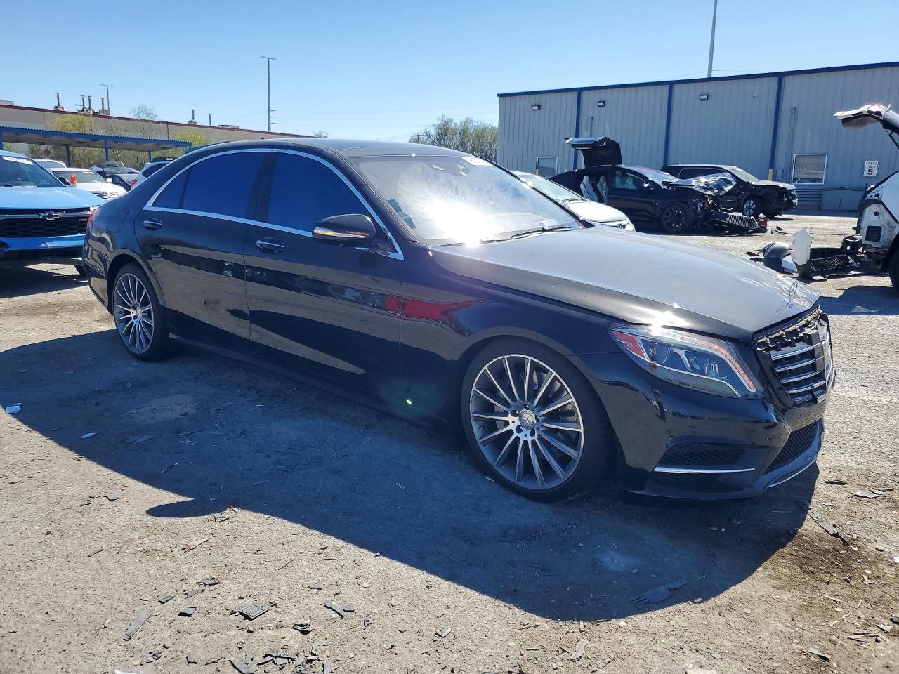 2015 Mercedes-benz S 550 Black vin: WDDUG8CB2FA140889