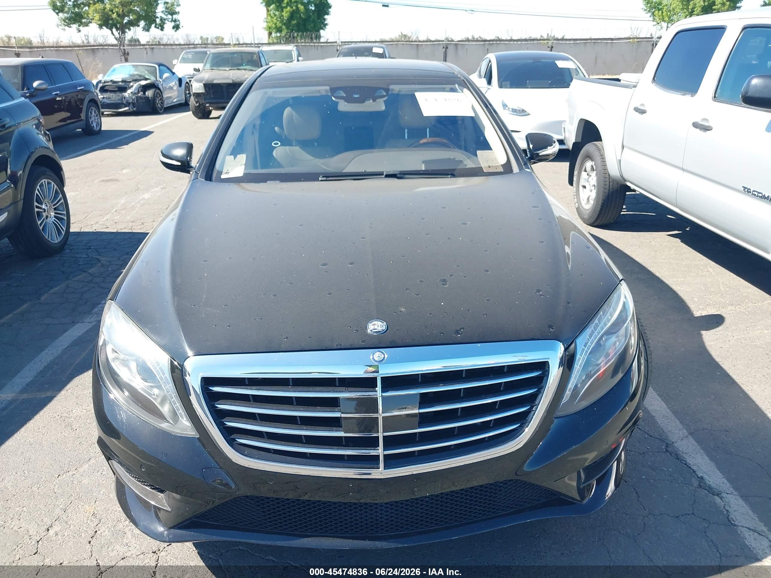2015 Mercedes-benz S 550   Black vin: WDDUG8CB2FA147082