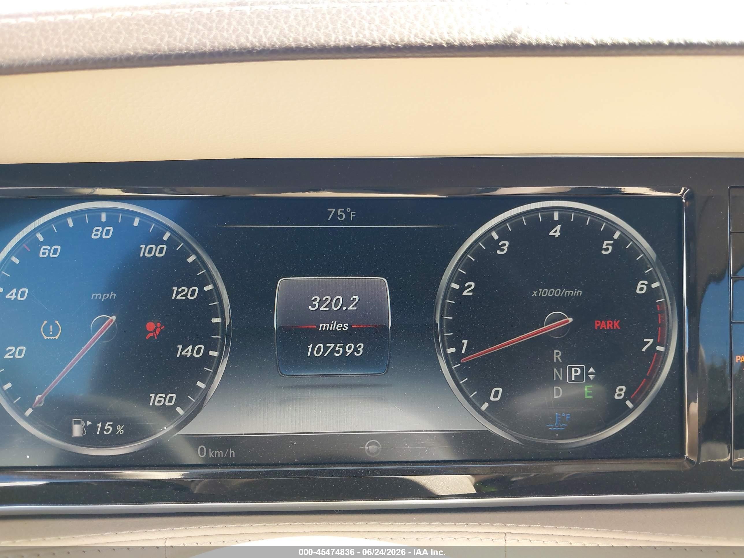 2015 Mercedes-benz S 550   Black vin: WDDUG8CB2FA147082