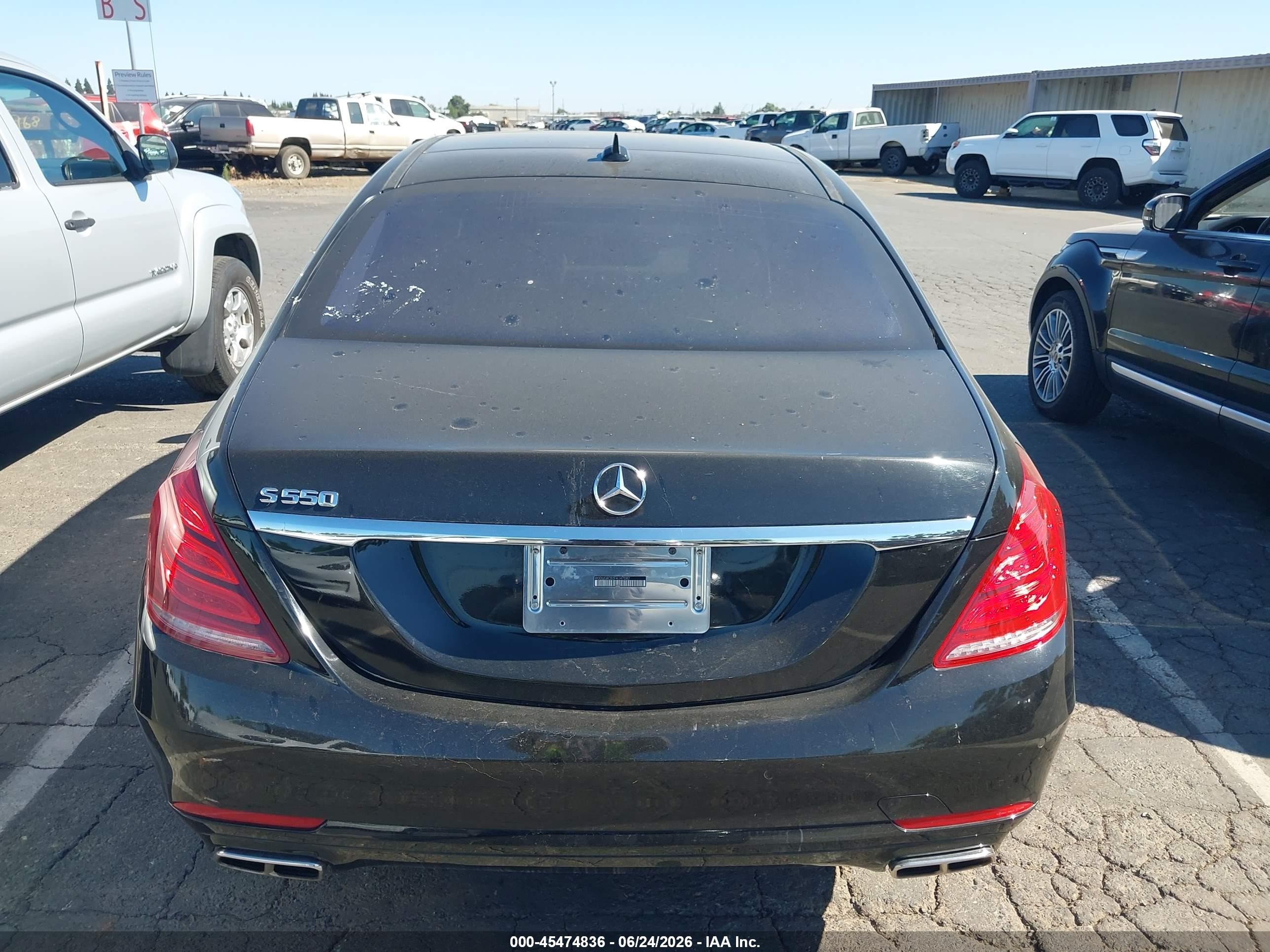 2015 Mercedes-benz S 550   Black vin: WDDUG8CB2FA147082