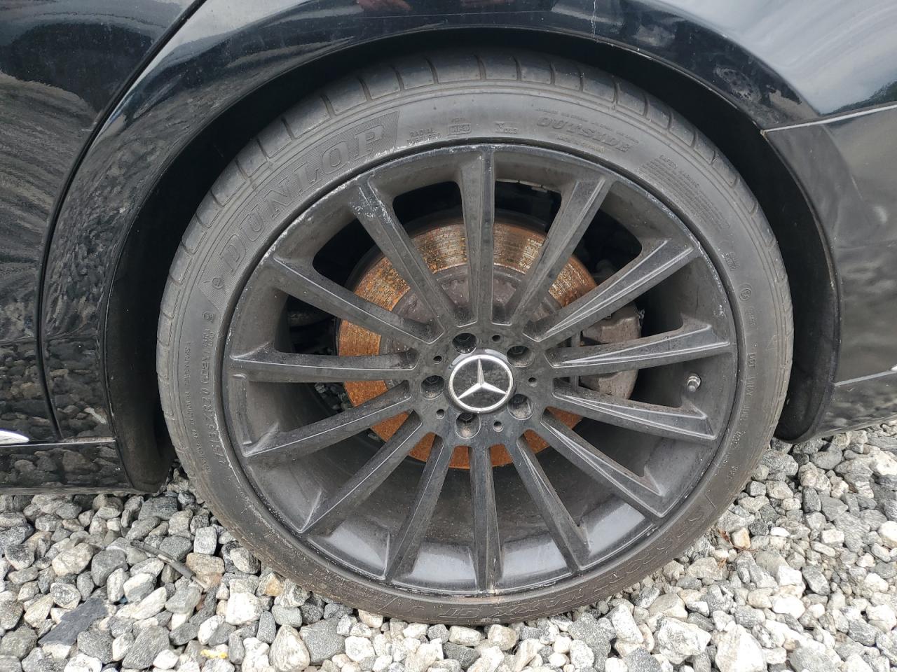 2015 Mercedes-benz S 550 Black vin: WDDUG8CB2FA148099 Damage: Left Rear Wheel, Curb Rash, 8 To 9 Inches