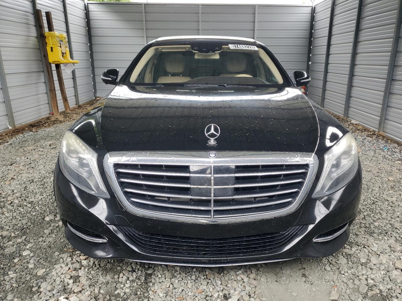 2015 Mercedes-benz S 550 Black vin: WDDUG8CB2FA148099 Damage: Left Head Lamp, Faded, Repair Required