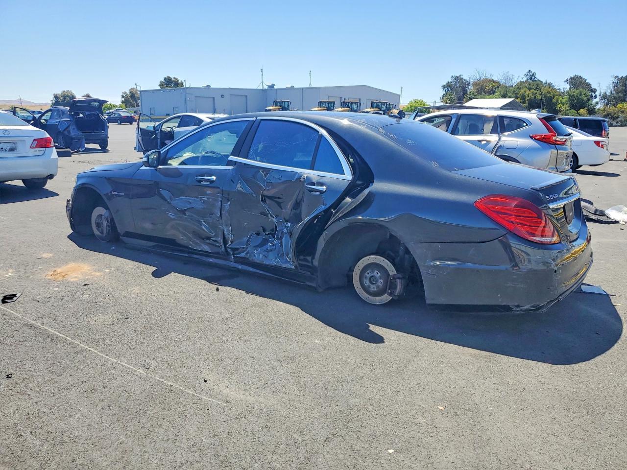 2015 Mercedes-benz S 550 Black vin: WDDUG8CB2FA156655