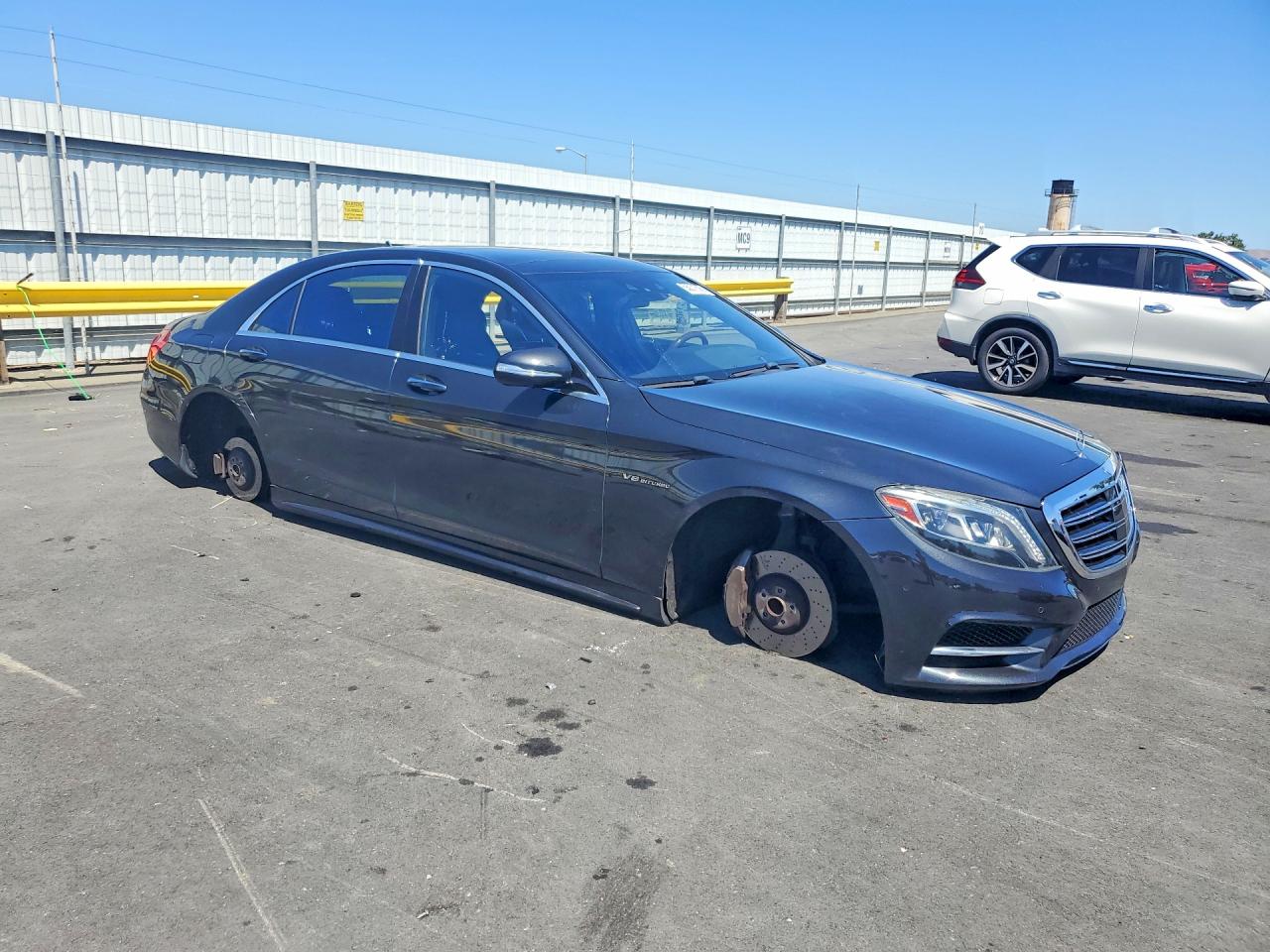 2015 Mercedes-benz S 550 Black vin: WDDUG8CB2FA156655