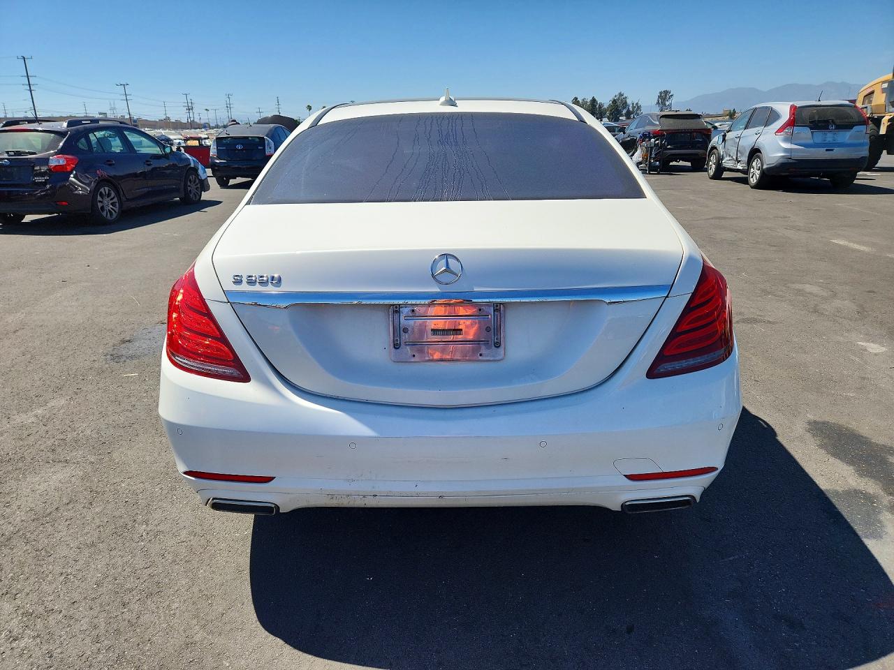 2014 Mercedes-benz S 550 White vin: WDDUG8CB3EA060080