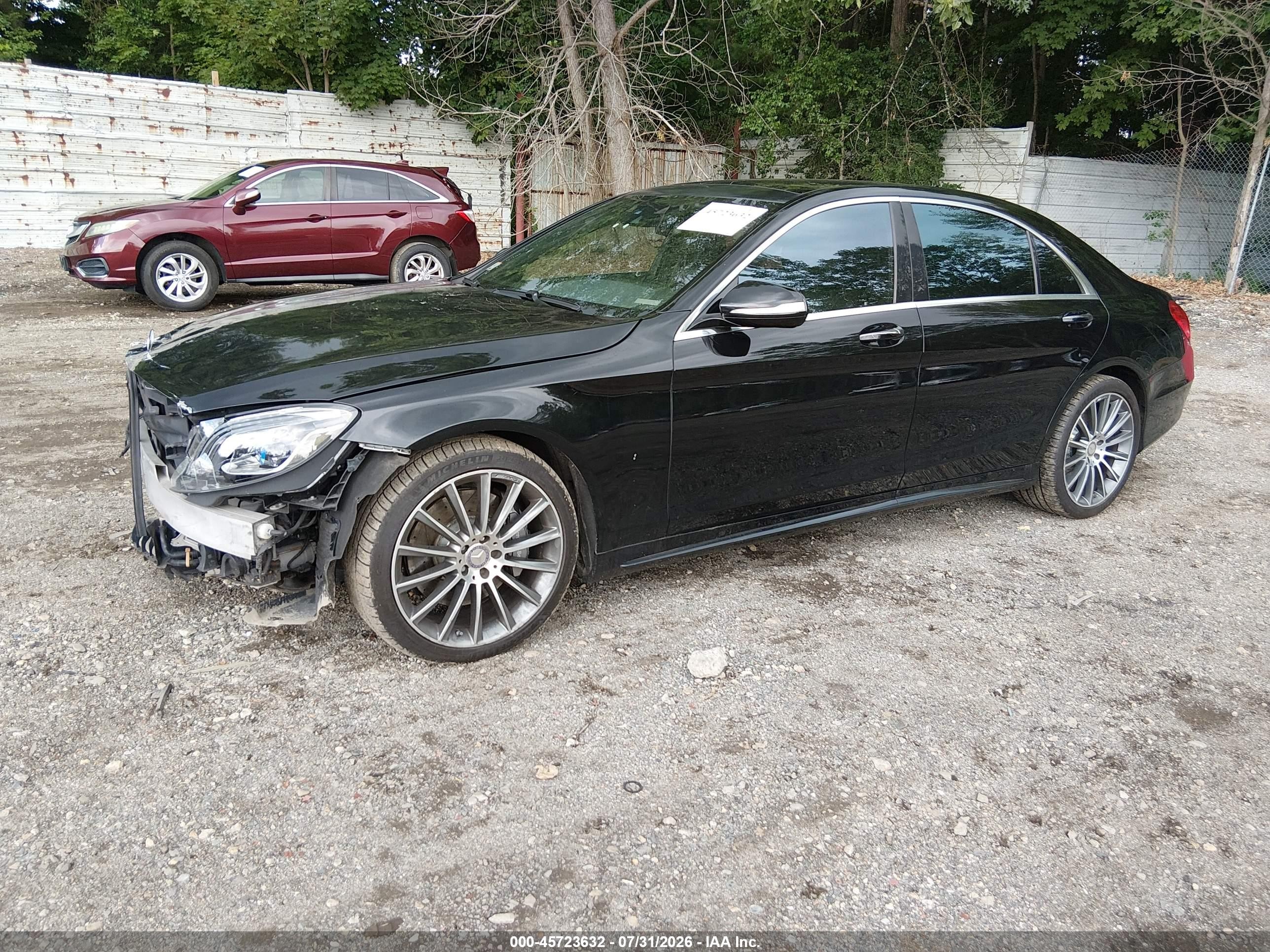 2015 Mercedes-benz S 550   Black vin: WDDUG8CB3FA076698