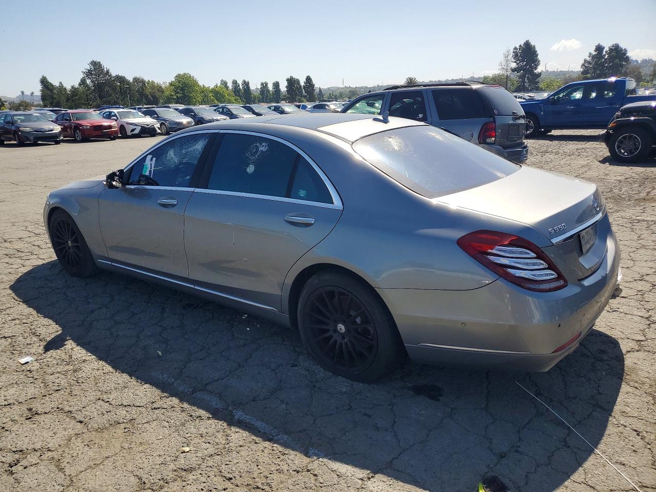 2015 Mercedes-benz S 550 Silver vin: WDDUG8CB3FA086664