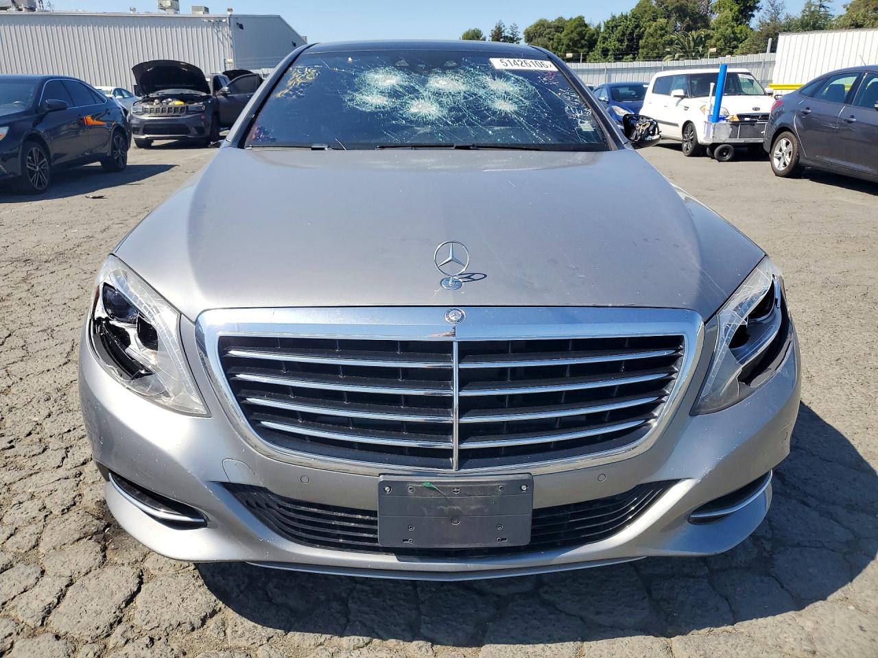 2015 Mercedes-benz S 550 Silver vin: WDDUG8CB3FA086664