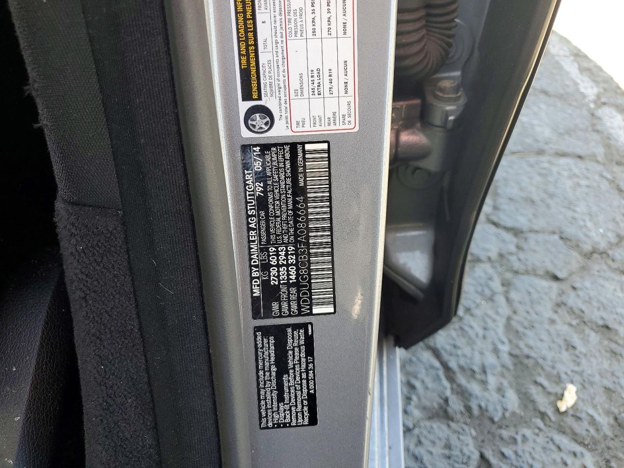 2015 Mercedes-benz S 550 Silver vin: WDDUG8CB3FA086664