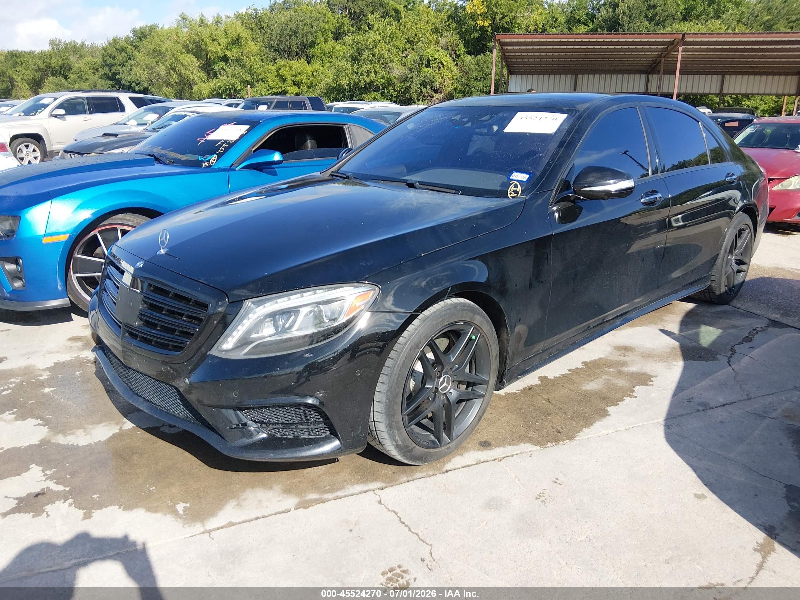2015 Mercedes-benz S 550   Black vin: WDDUG8CB3FA131229