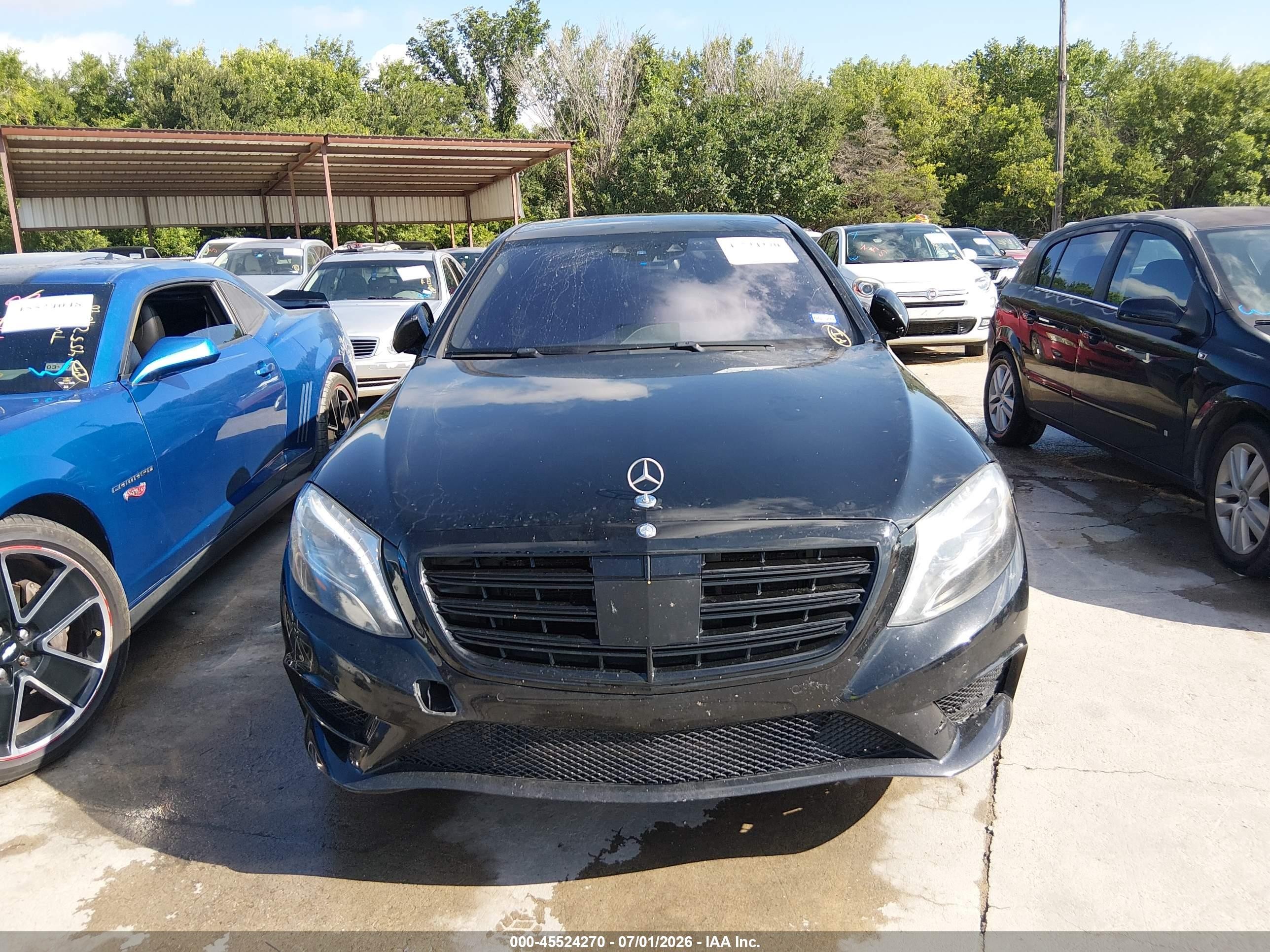 2015 Mercedes-benz S 550   Black vin: WDDUG8CB3FA131229