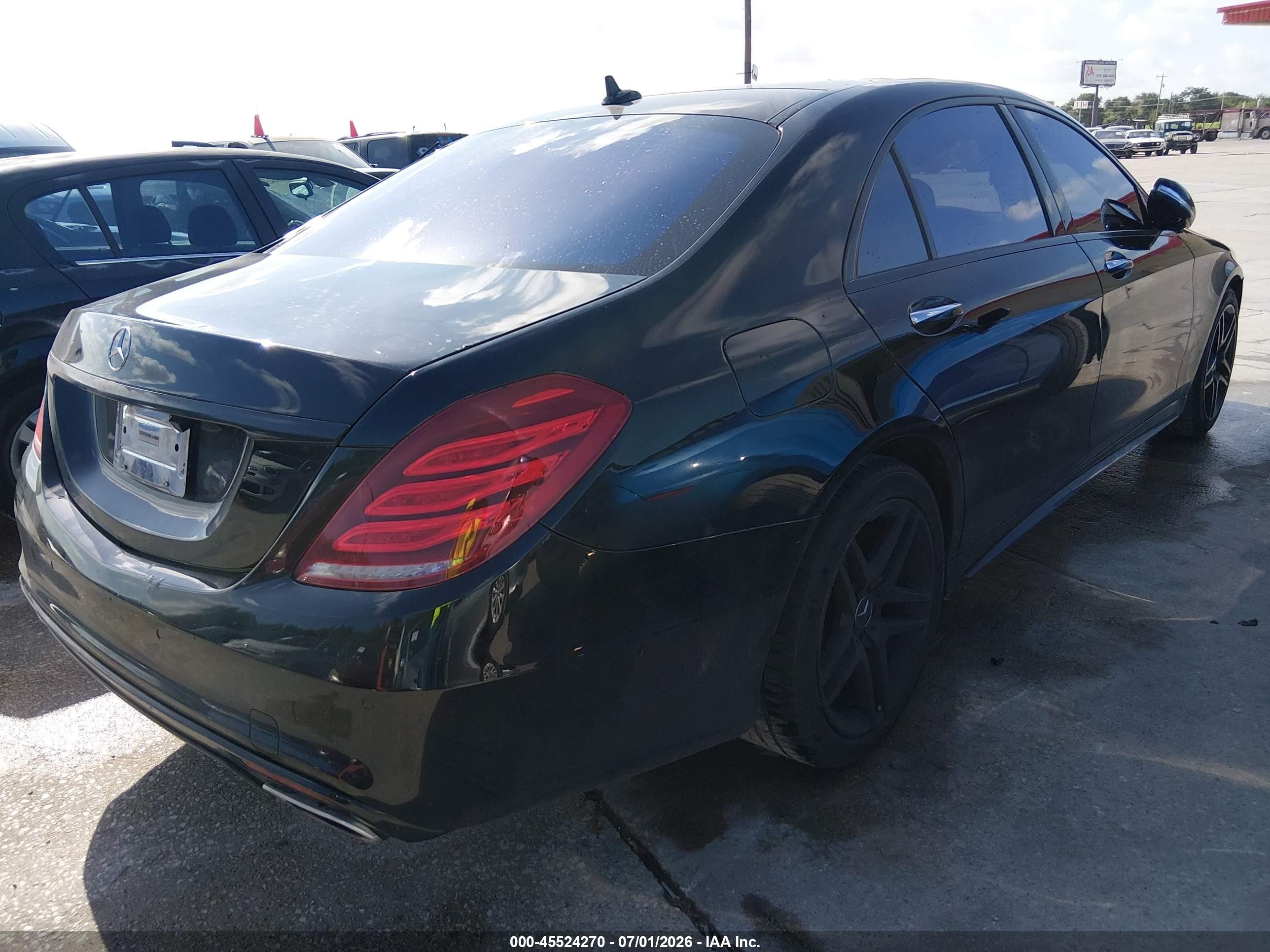 2015 Mercedes-benz S 550   Black vin: WDDUG8CB3FA131229