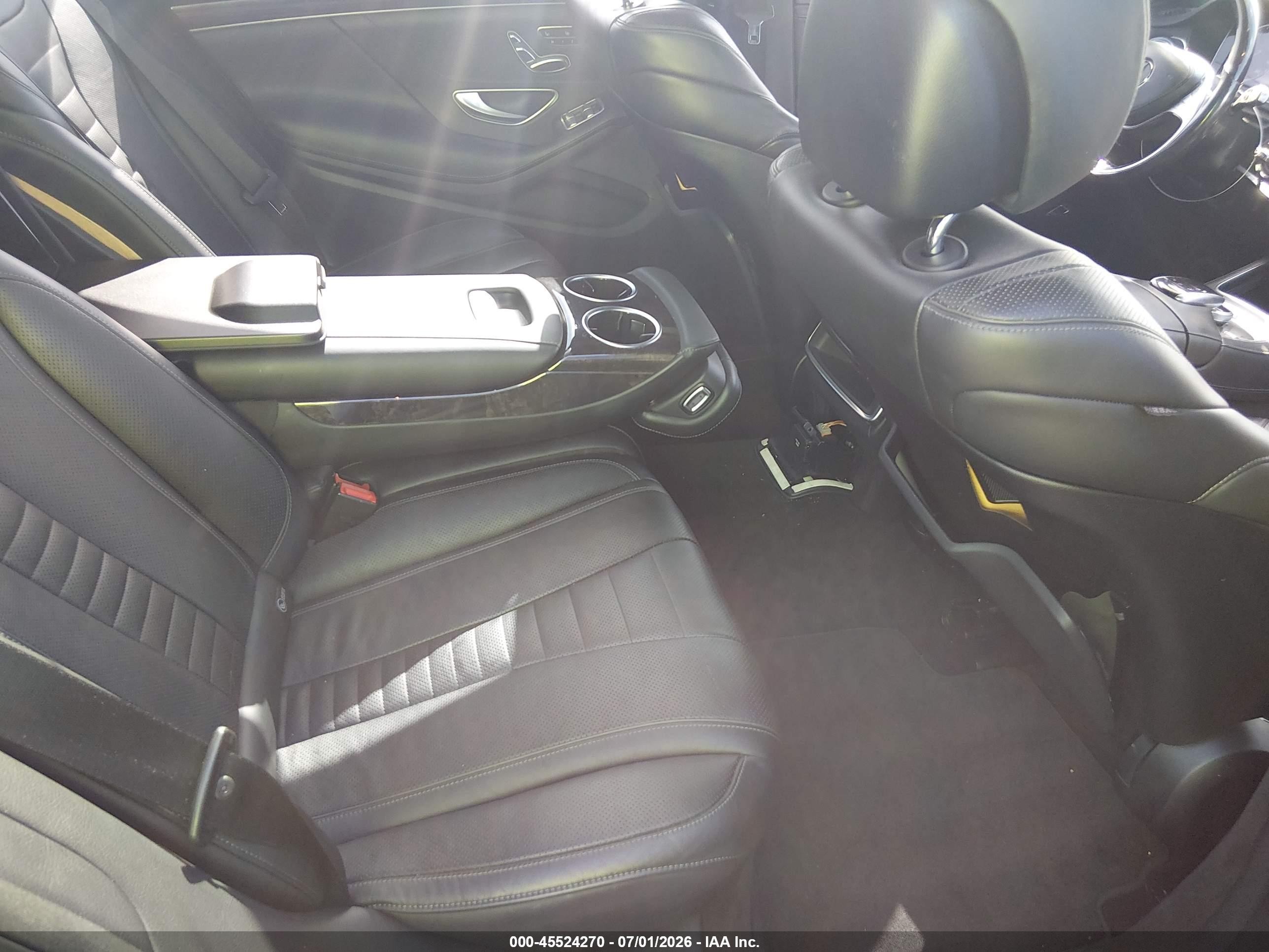 2015 Mercedes-benz S 550   Black vin: WDDUG8CB3FA131229