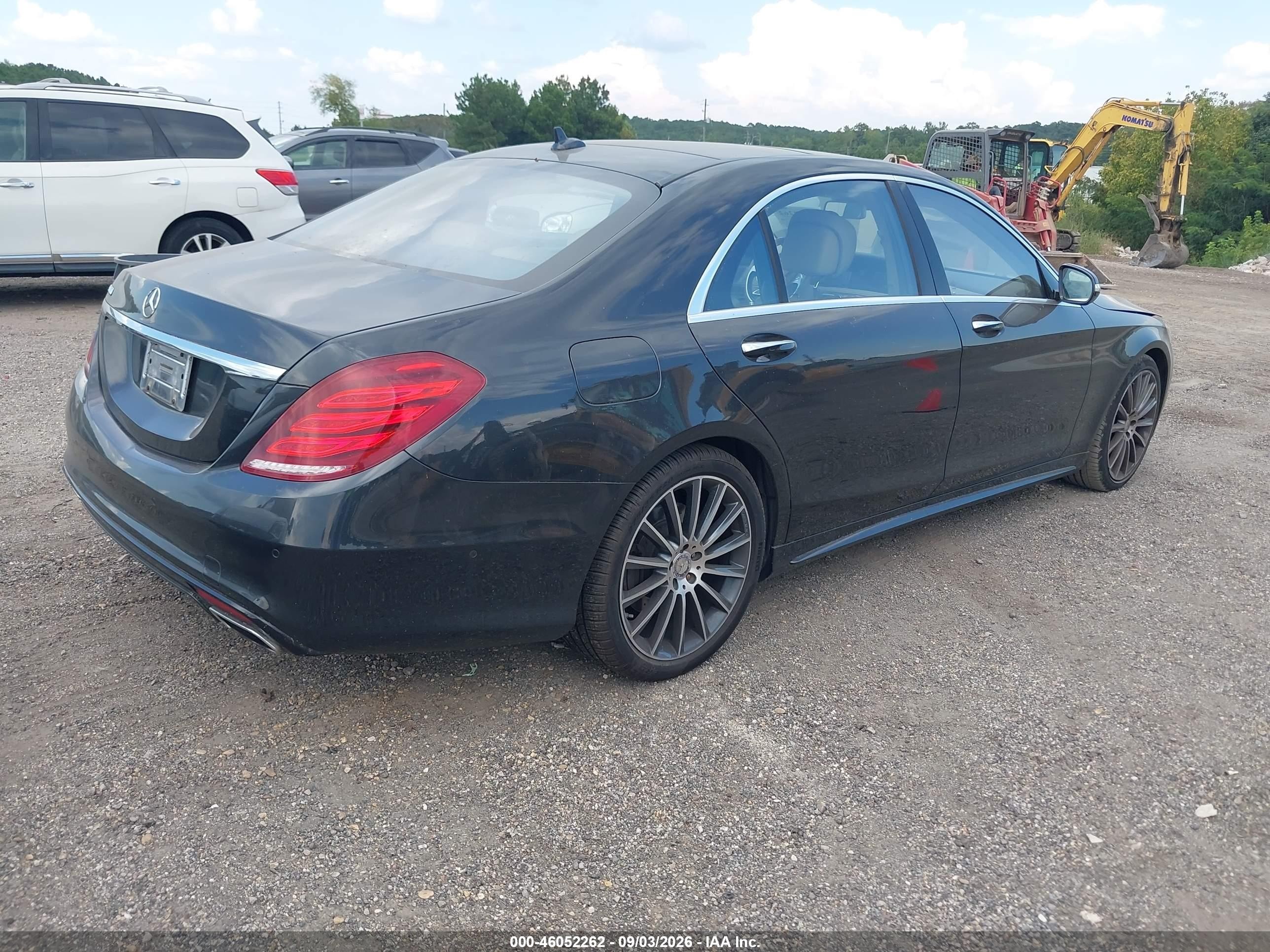 2015 Mercedes-benz S 550 Black vin: WDDUG8CB3FA137077