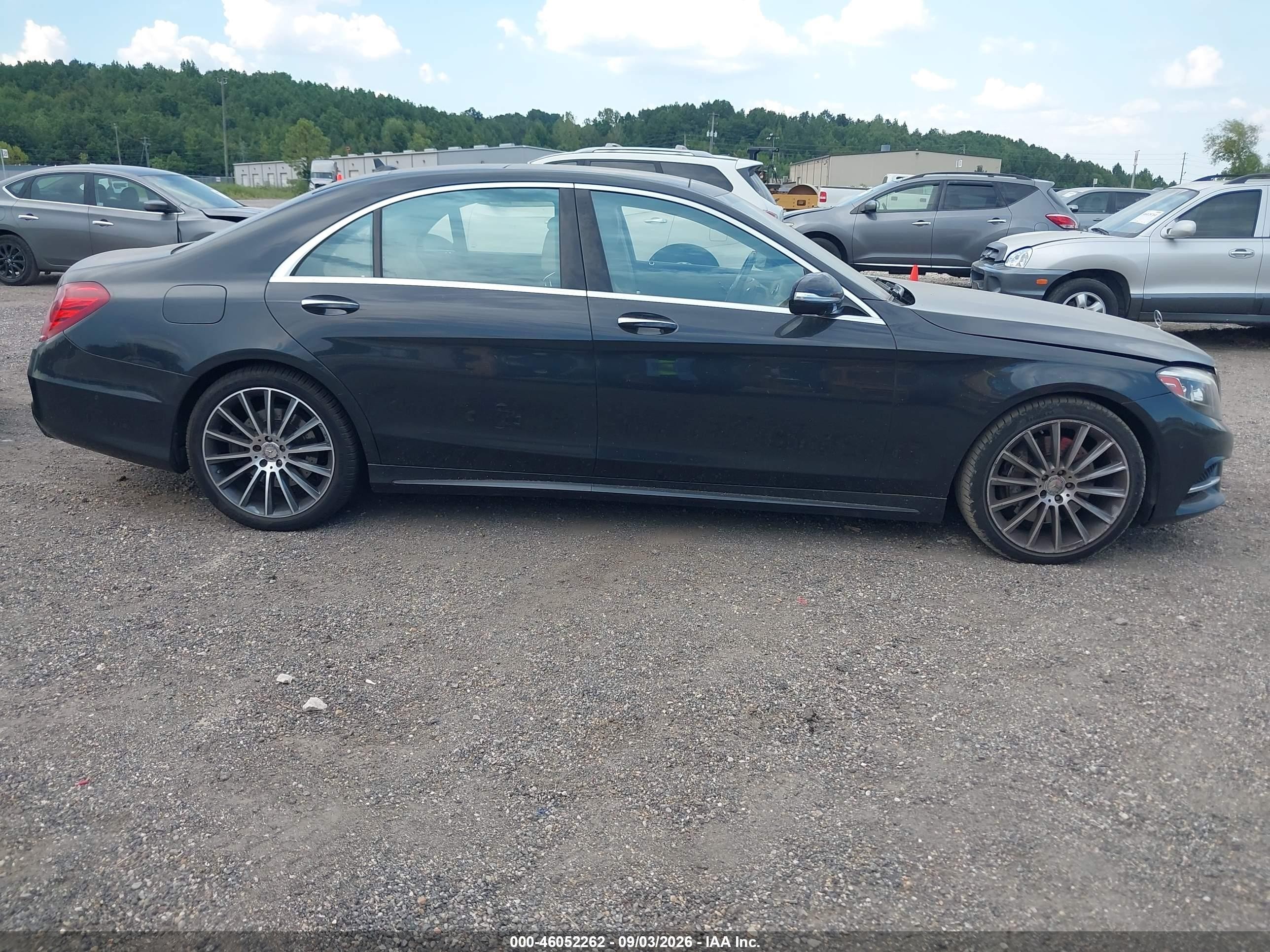 2015 Mercedes-benz S 550 Black vin: WDDUG8CB3FA137077