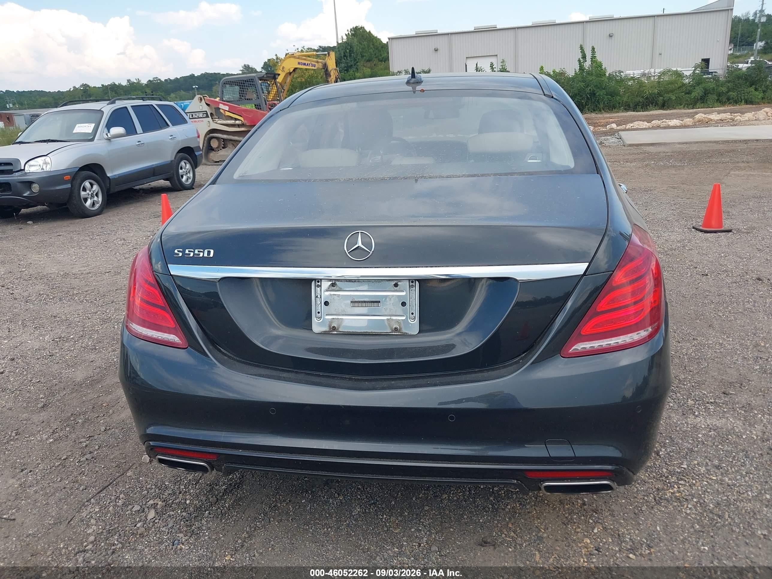 2015 Mercedes-benz S 550 Black vin: WDDUG8CB3FA137077