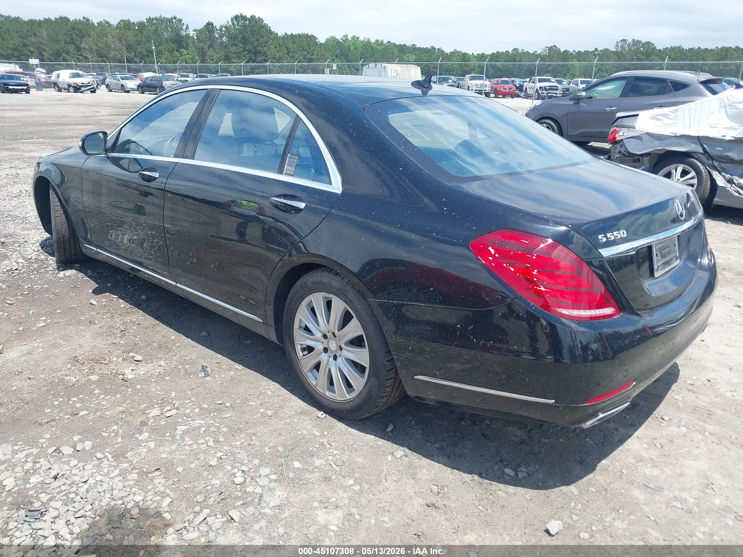 2014 Mercedes-benz S 550   Black vin: WDDUG8CB4EA007047