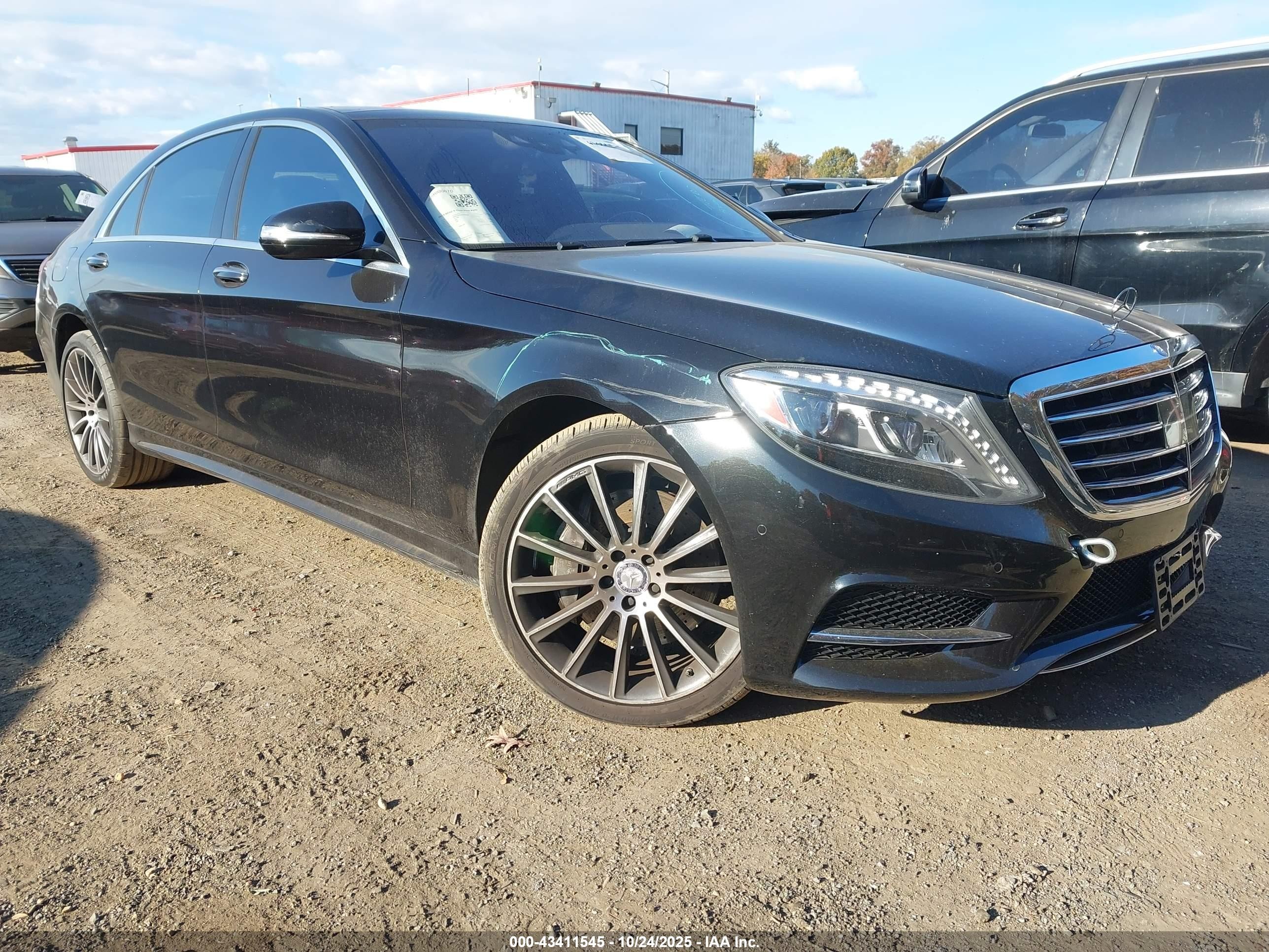 2014 Mercedes-benz S 550   Black vin: WDDUG8CB4EA060248