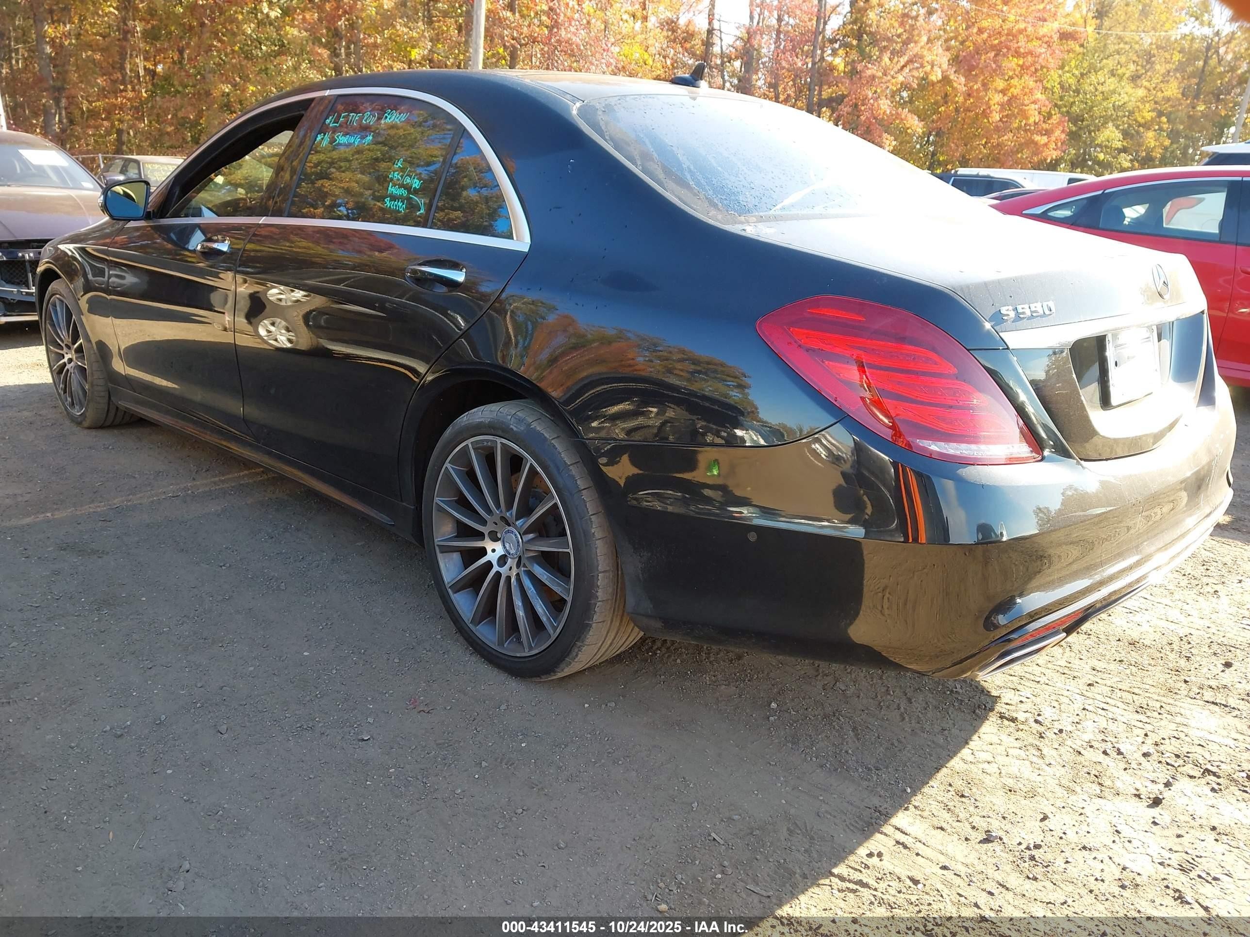 2014 Mercedes-benz S 550   Black vin: WDDUG8CB4EA060248