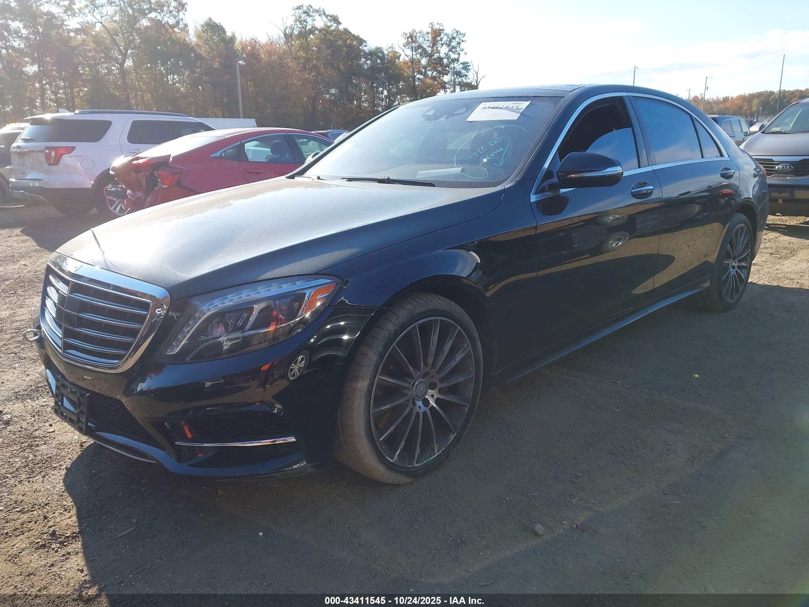 2014 Mercedes-benz S 550   Black vin: WDDUG8CB4EA060248