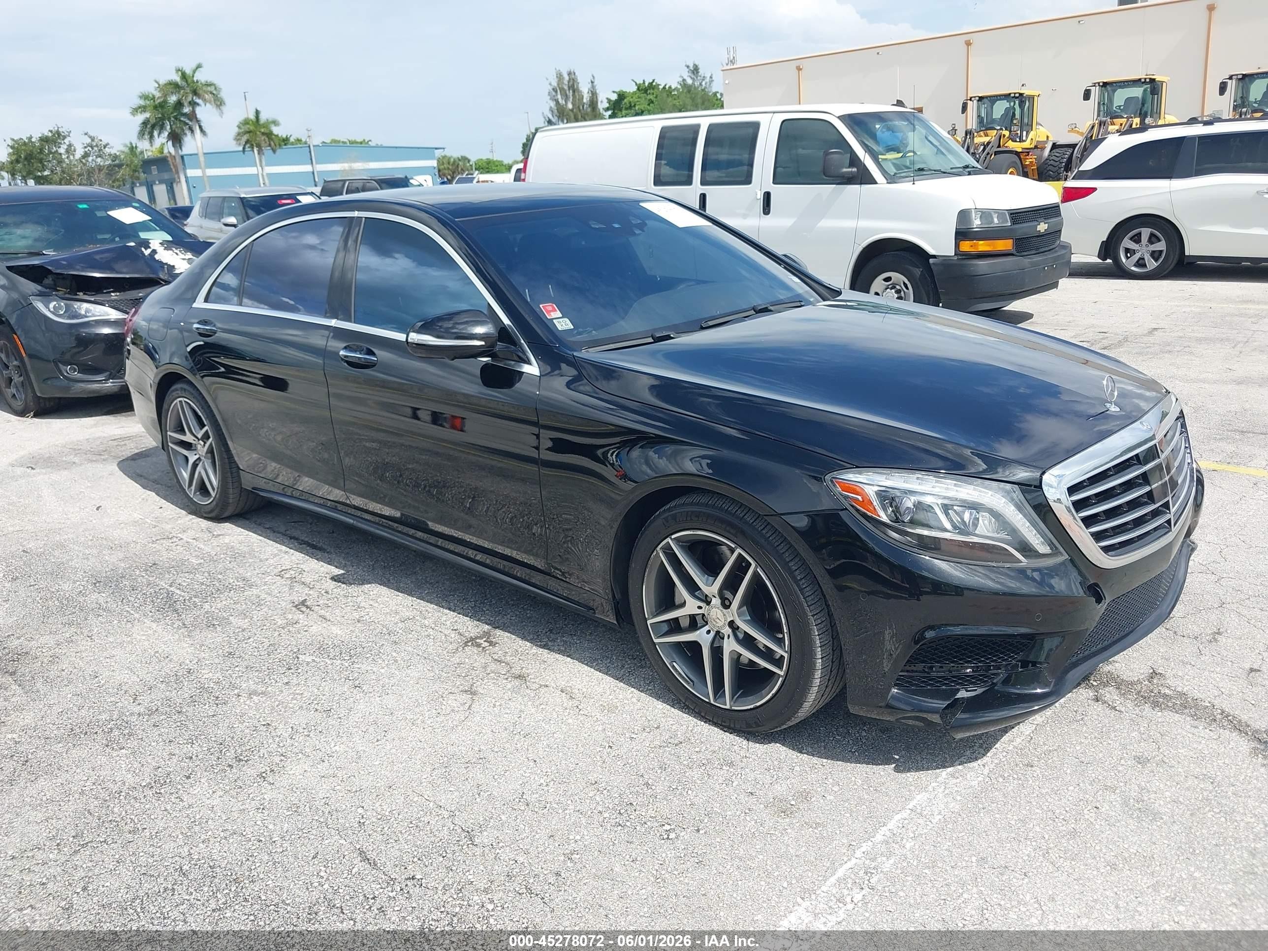 2014 Mercedes-benz S 550   Black vin: WDDUG8CB4EA065417