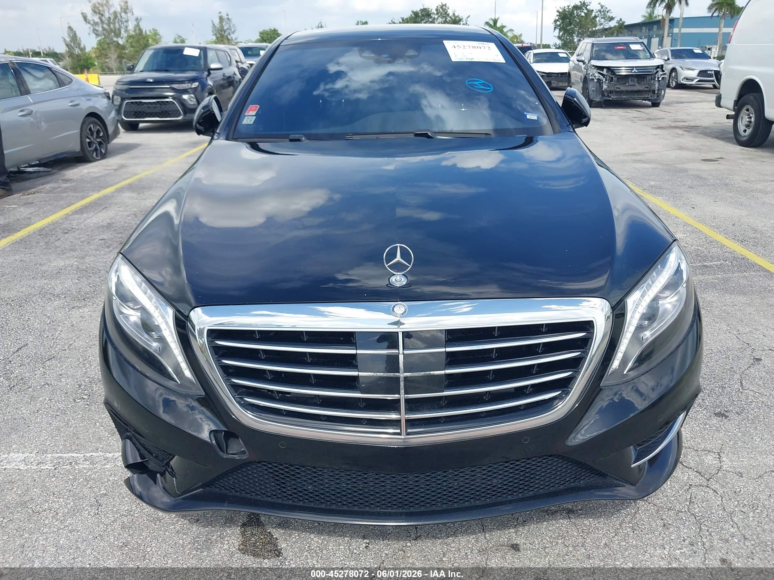 2014 Mercedes-benz S 550   Black vin: WDDUG8CB4EA065417