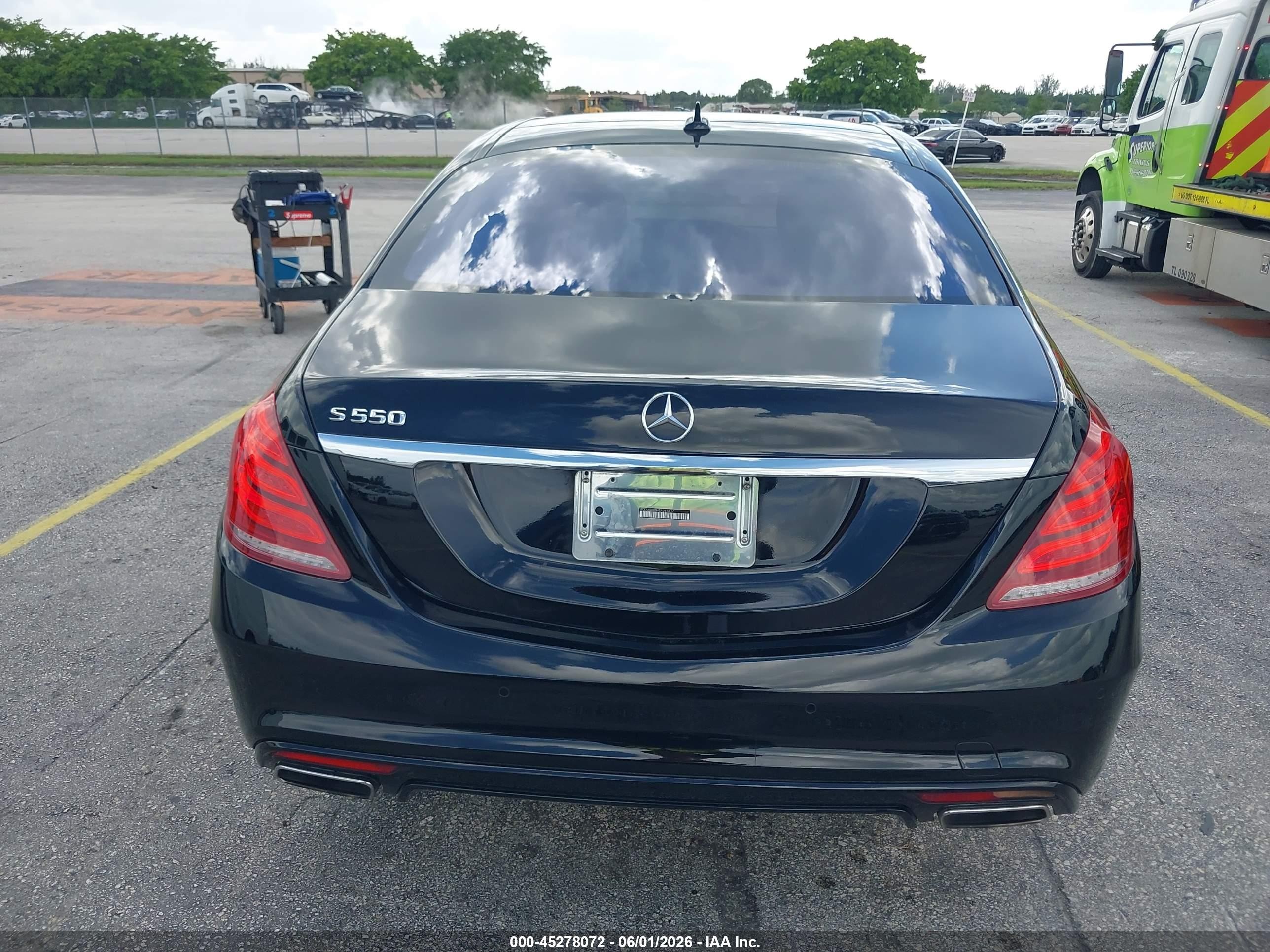 2014 Mercedes-benz S 550   Black vin: WDDUG8CB4EA065417