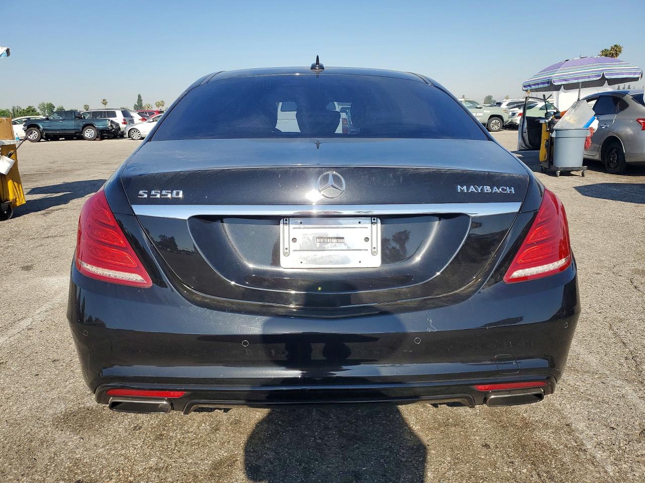 2015 Mercedes-benz S 550 Black vin: WDDUG8CB4FA107652